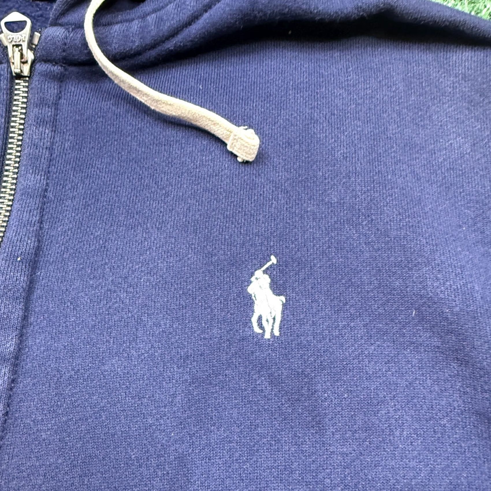 Polo Ralph Lauren Vintage Polo Ralph Lauren Hoodie Size L Blue Thermal Lined Full Zip Sweatshirt Size US L / EU 52-54 / 3 - 2 Thumbnail