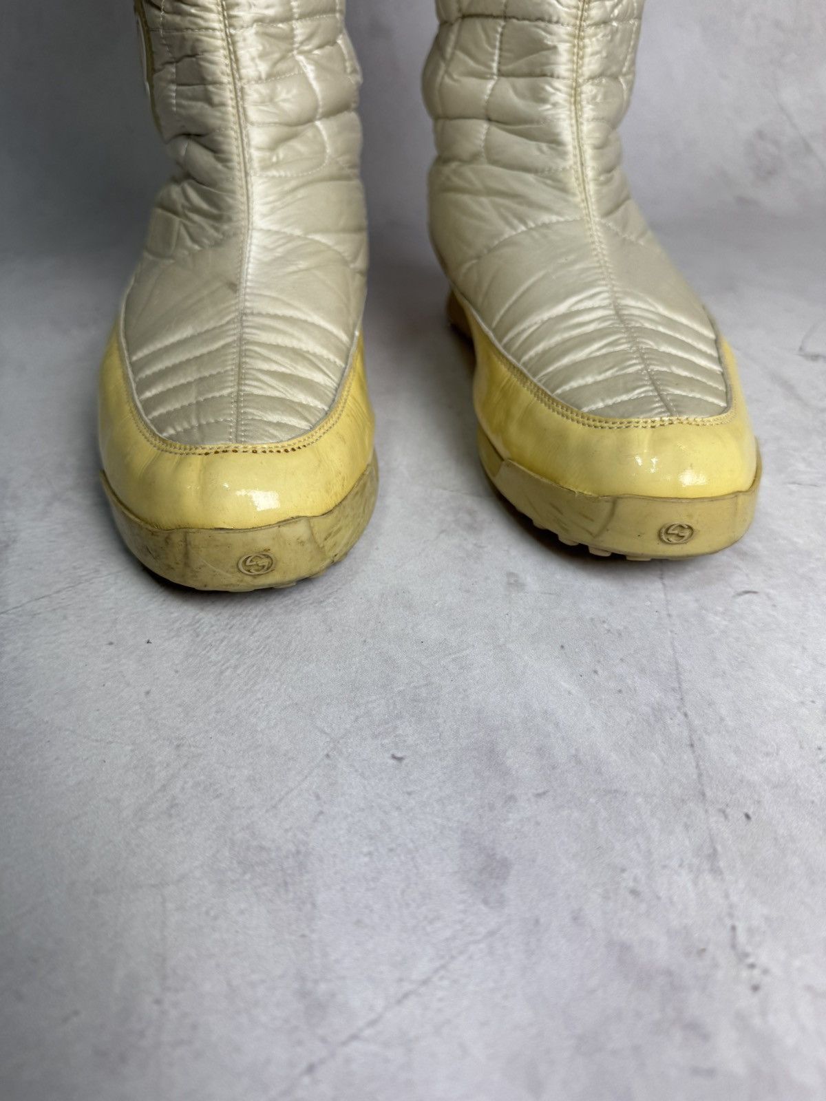 Gucci Gucci Fur Trim Quilted Winter Boots Wide Relaxed Fit Size US 10.5 / IT 40.5 - 15 Thumbnail