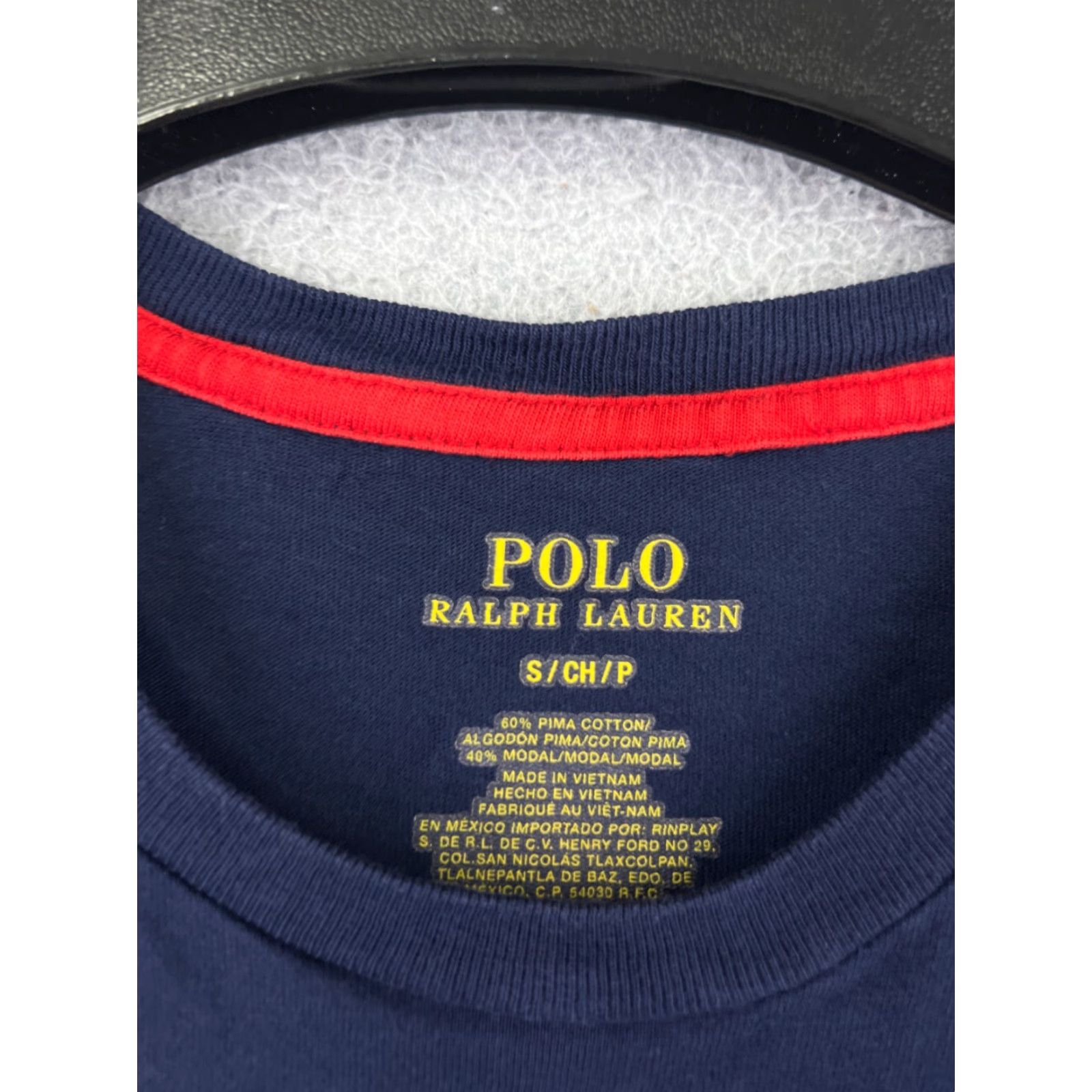 Ralph Lauren Polo Ralph Lauren Shirt Mens Small Blue Cotton Blend Pony Crew Neck Short Sleeve Size US S / EU 44-46 / 1 - 3 Thumbnail