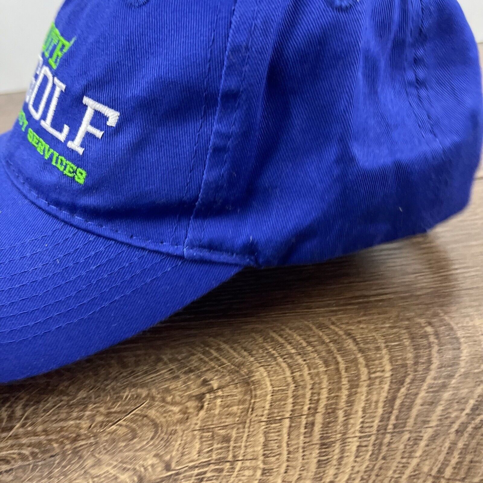 Other DTE Golf Hat DTE GOlf Facility Services Blue Adjustable Hat Size ONE SIZE - 7 Thumbnail