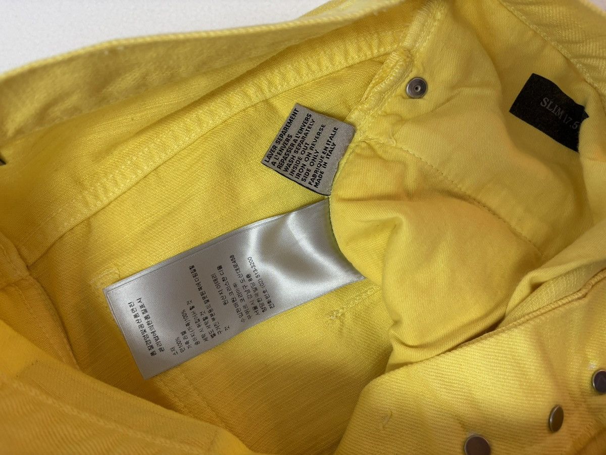 Dior DIOR SLIM-FIT JEANS "YELLOW" Size US 31 - 3 Thumbnail