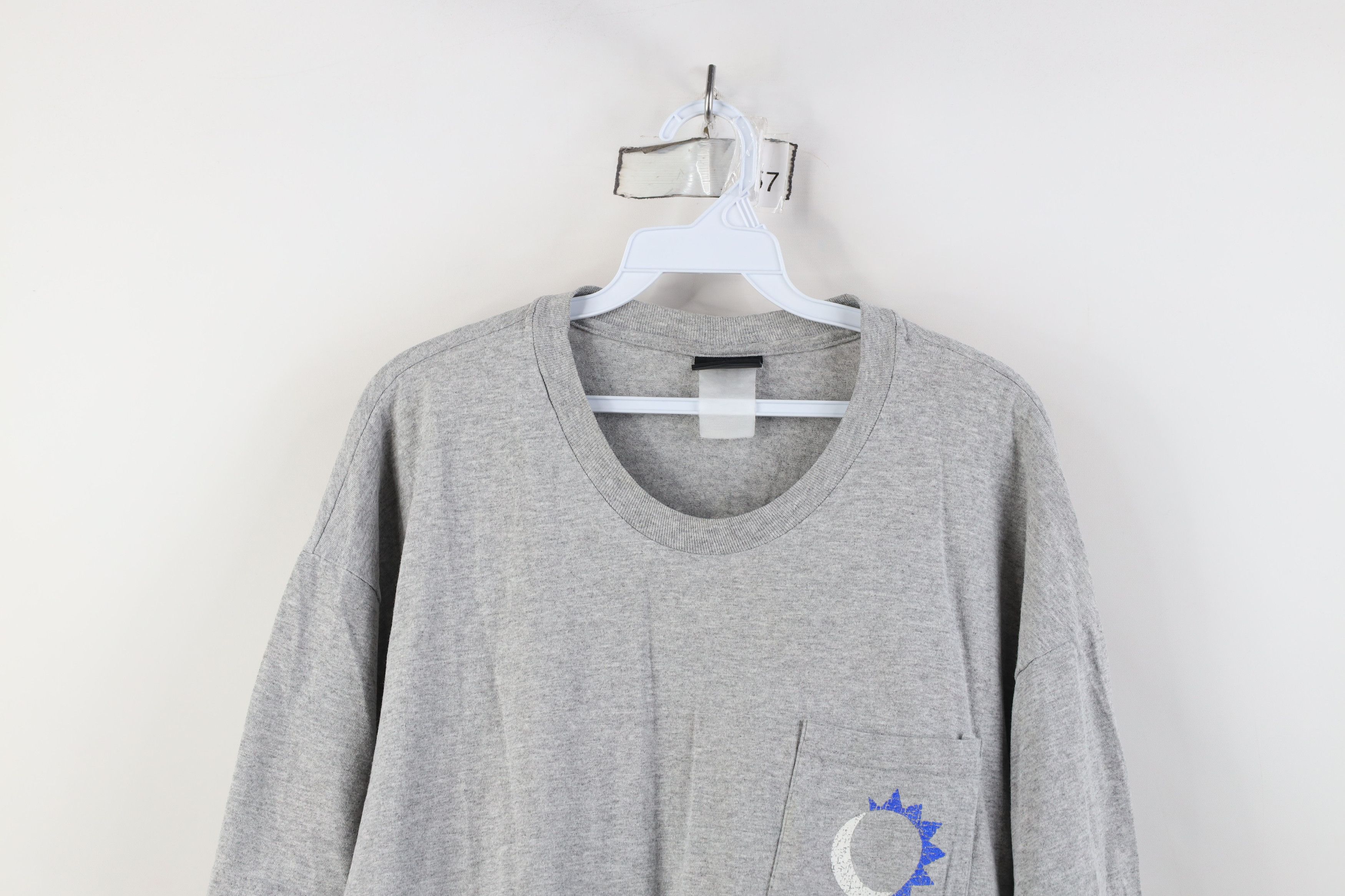 Marlboro Vintage 90s Marlboro Moon Sun Pocket T-Shirt Heather Gray Size US XL / EU 56 / 4 - 2 Thumbnail