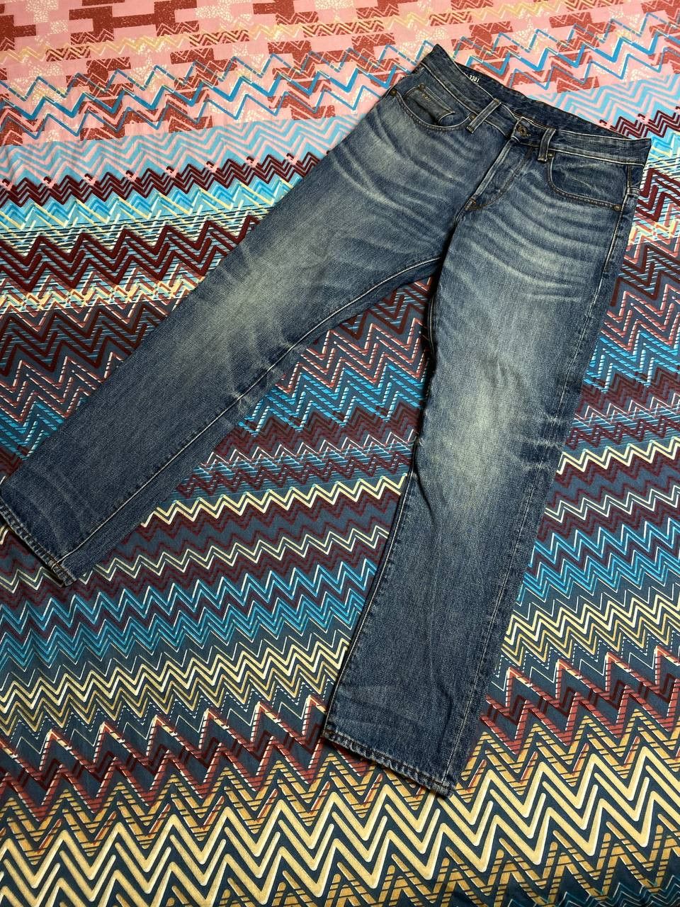 G-Star × Japanese Brand × Vintage Rare Vintage G-Star Raw Denim Jeans Avant-Garde Y2K Size US 29 - 15 Thumbnail