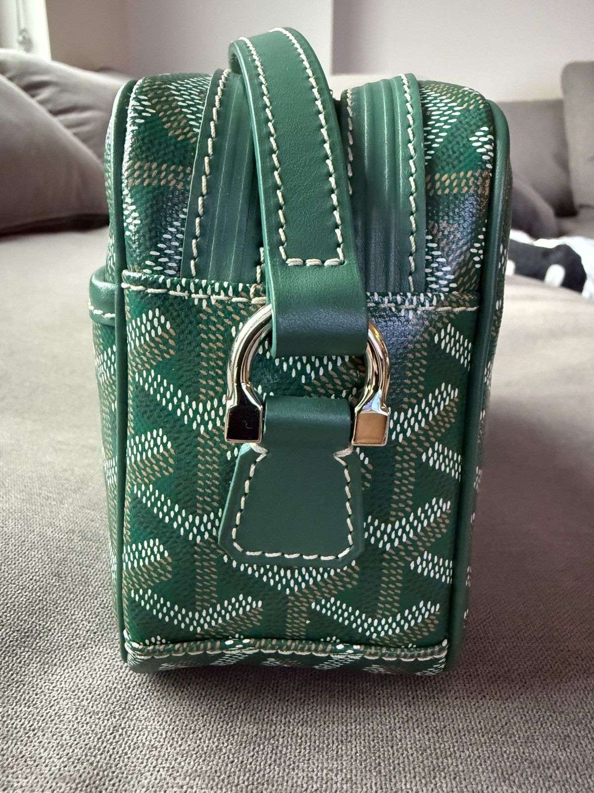 Goyard Goyard Cap Vert Goyardine Bag Green Size ONE SIZE - 9 Thumbnail