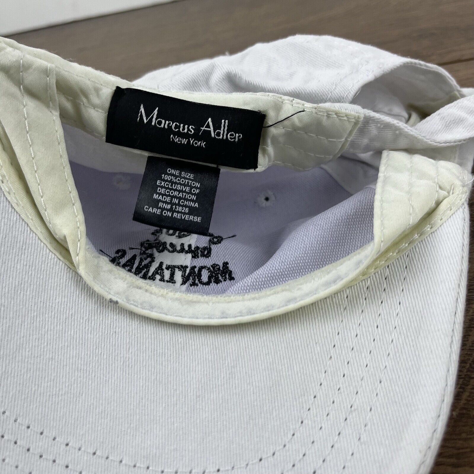 Other Que Mueve Montanas Hat Adjustable Hat White Adjustable Hat W Size ONE SIZE - 14 Thumbnail