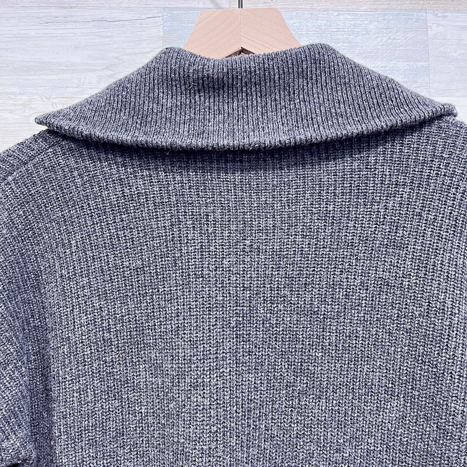 Madewell Madewell Glenbrook Half Zip Sweater Gray Womens Small Size S / US 4 / IT 40 - 4 Thumbnail