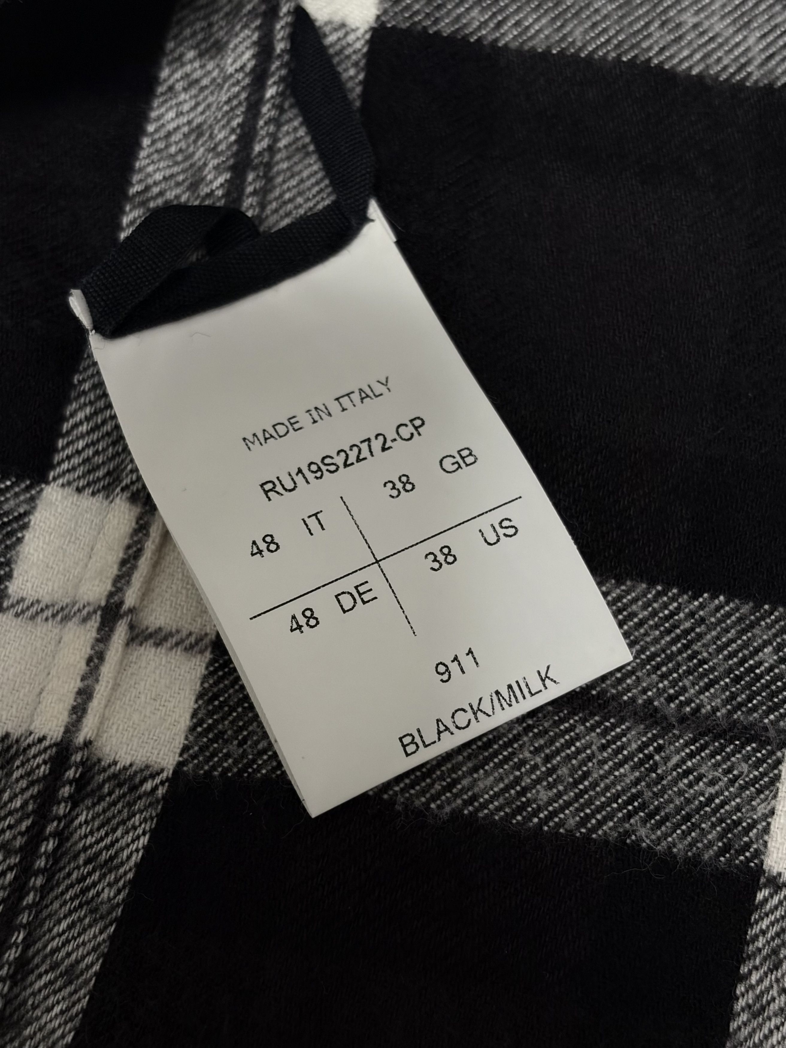 Rick Owens Rick Owens Plaid Flannel Tunic Shirts Size US M / EU 48-50 / 2 - 4 Thumbnail