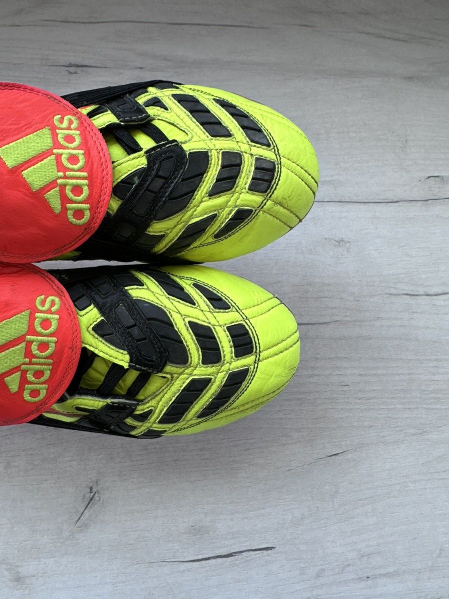 Adidas Adidas Predator Accelerator Lime Neon Football Cleats Boots Size US 11.5 / EU 44-45 - 7 Thumbnail