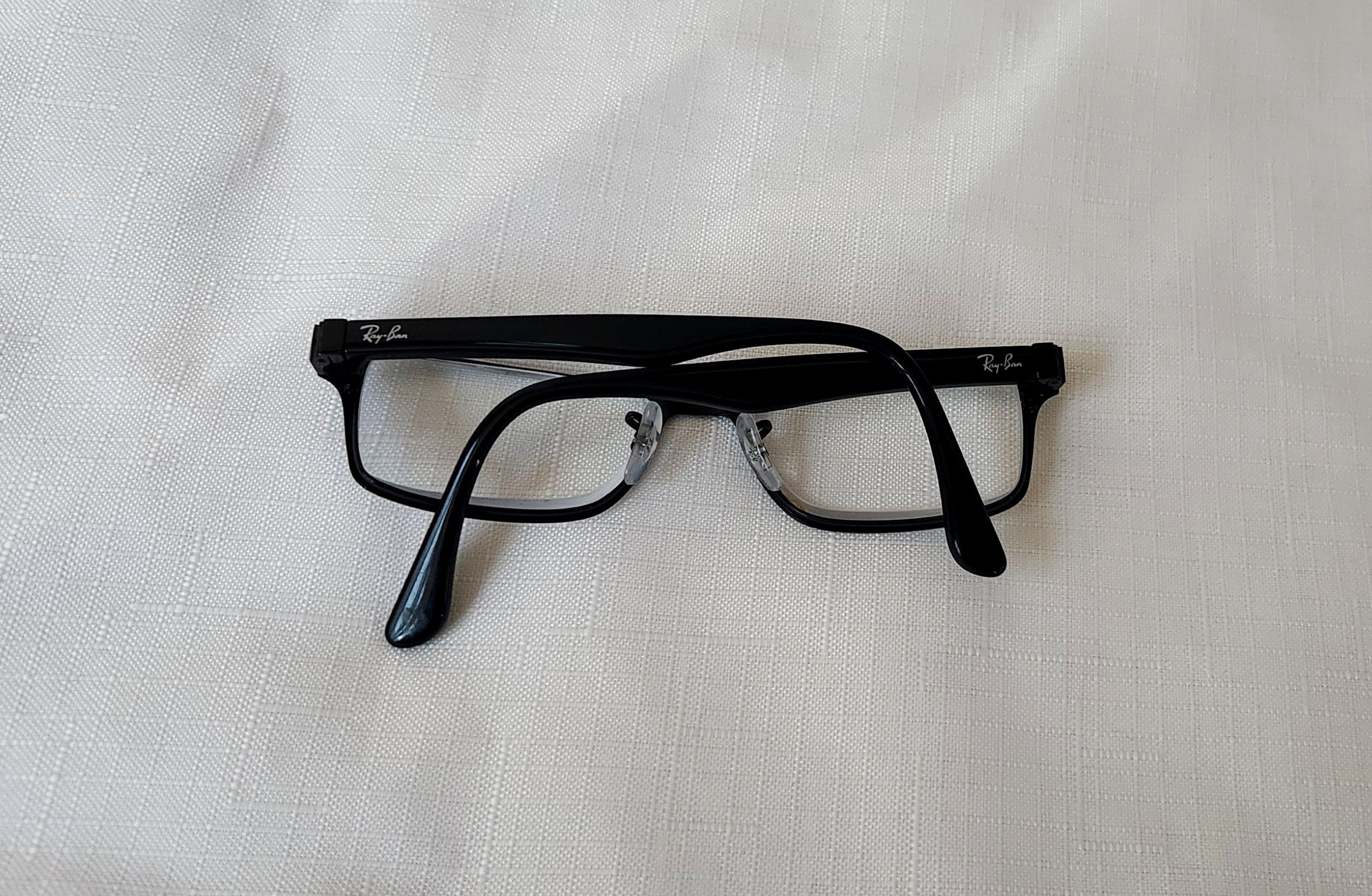 Designer × RayBan Ray-Ban Eyeglasses RB 6238 2509 Polished Black Square Frame Size ONE SIZE - 6 Thumbnail