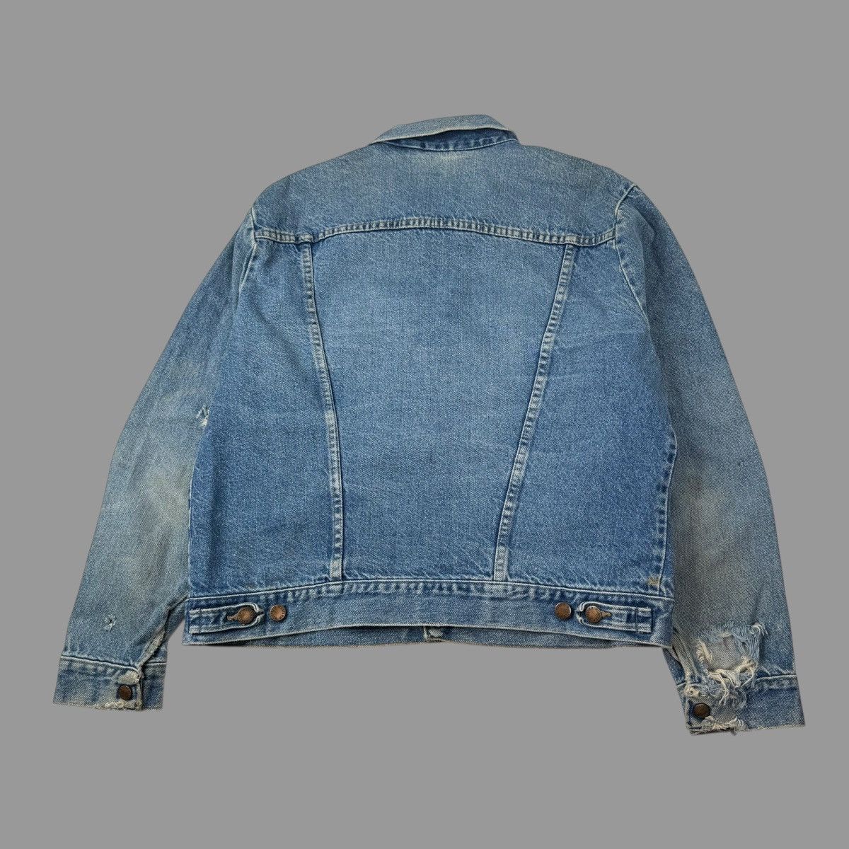 Vintage Vintage 1980s denim trucker jacket Size US XL / EU 56 / 4 - 2 Thumbnail