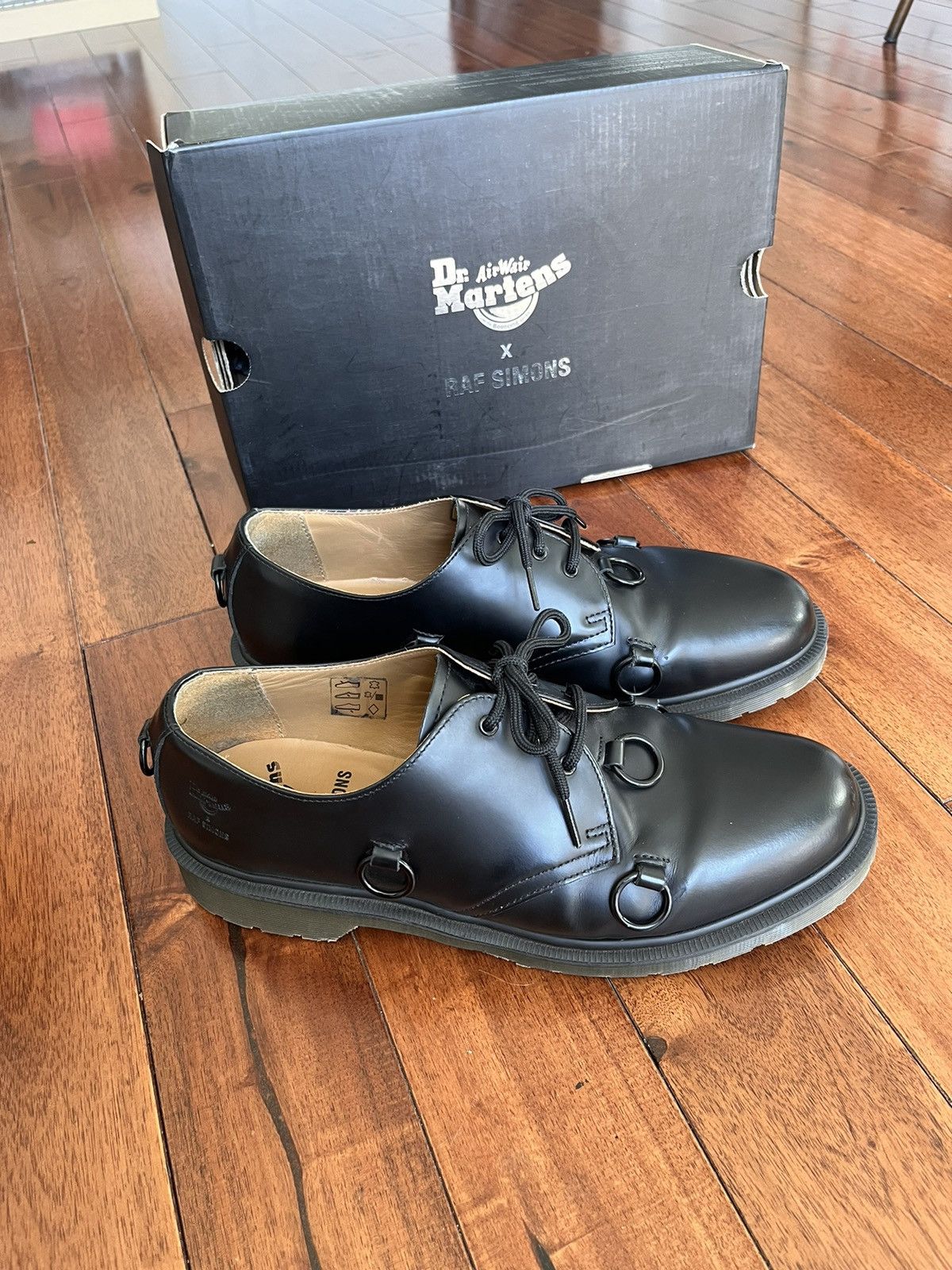 Dr. Martens Raf Simons 1461 Smooth Oxford Shoes w Nickel Rings Grailed