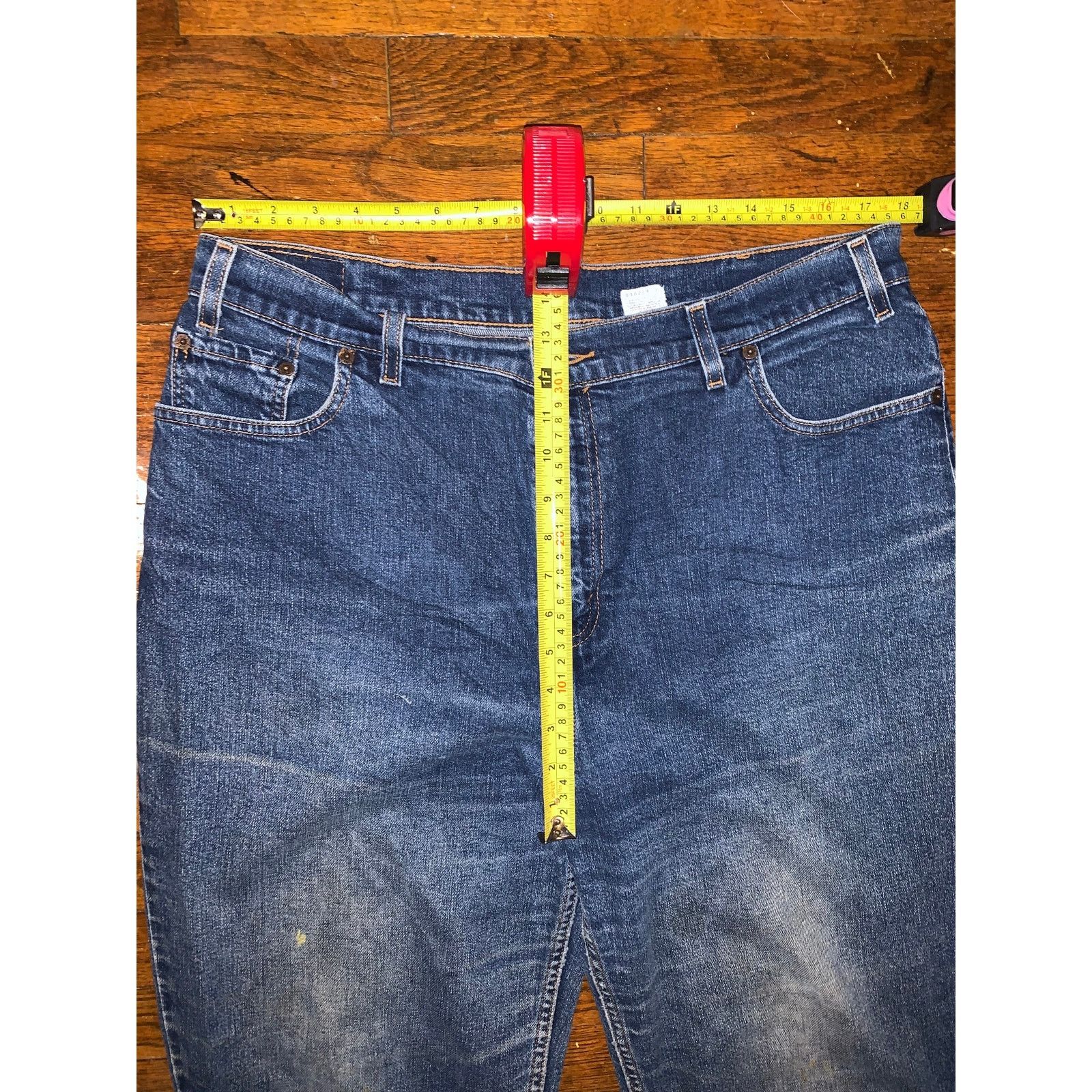 Levi's × Vintage Levi’s 550 Womens 18M Relaxed Tapered Jeans Stretch 36x31 Size 40" / US 18 - 4 Thumbnail