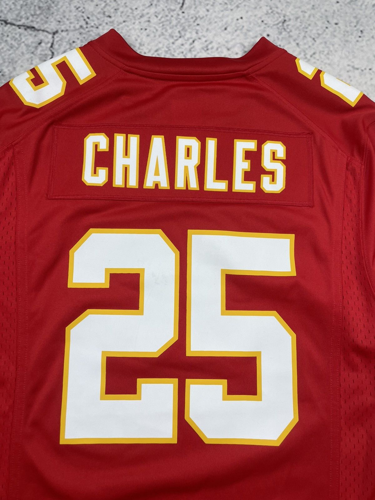 Nike Nike L Kansas City Chiefs #25 Jamaal Charles NFL Jersey Red Size US L / EU 52-54 / 3 - 12 Thumbnail