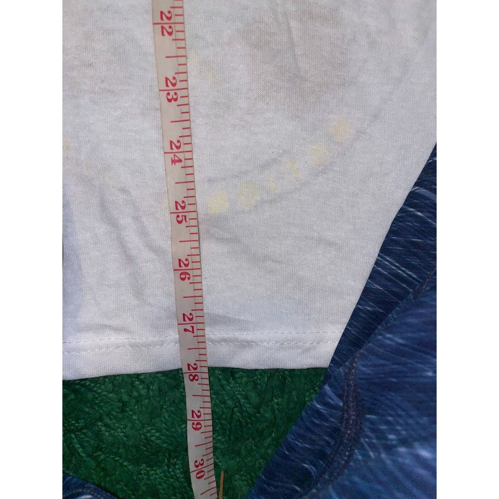 Jerzees Vintage Louisville Rocky Mountain Test Print White M Shirt Size US M / EU 48-50 / 2 - 14 Thumbnail