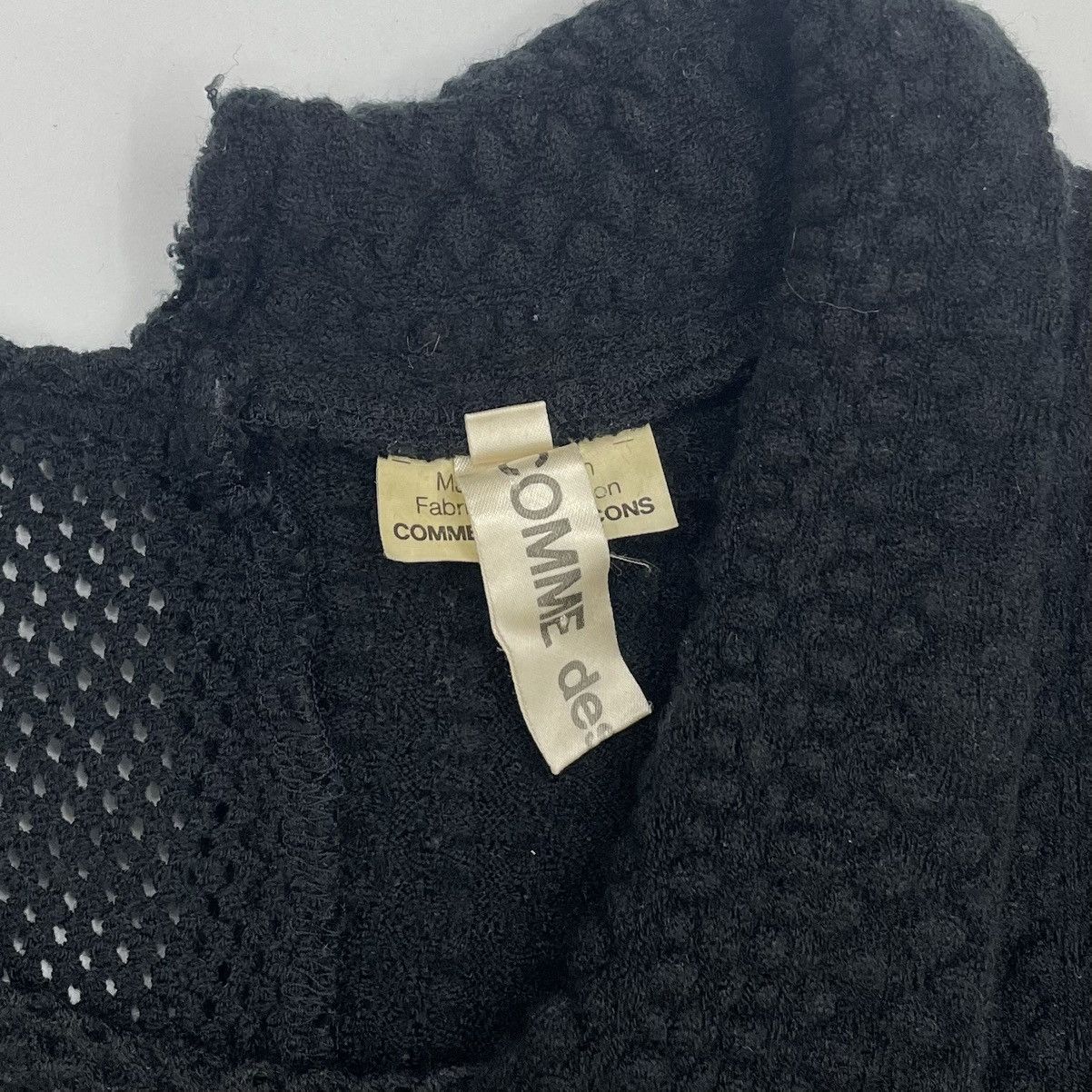 Comme des Garcons × Japanese Brand AW 2007 COMME des GARÇONS Asymmetrical Wool Sweater Size L / US 10 / IT 46 - 7 Thumbnail