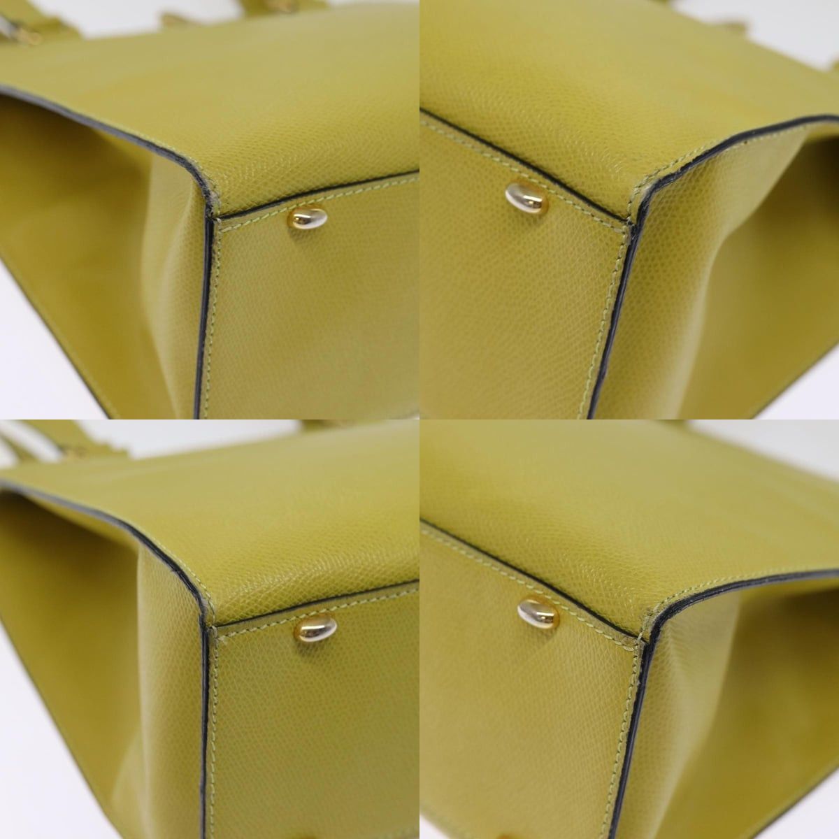 Celine CELINE Tote Bag Leather Yellow Size ONE SIZE - 10 Thumbnail