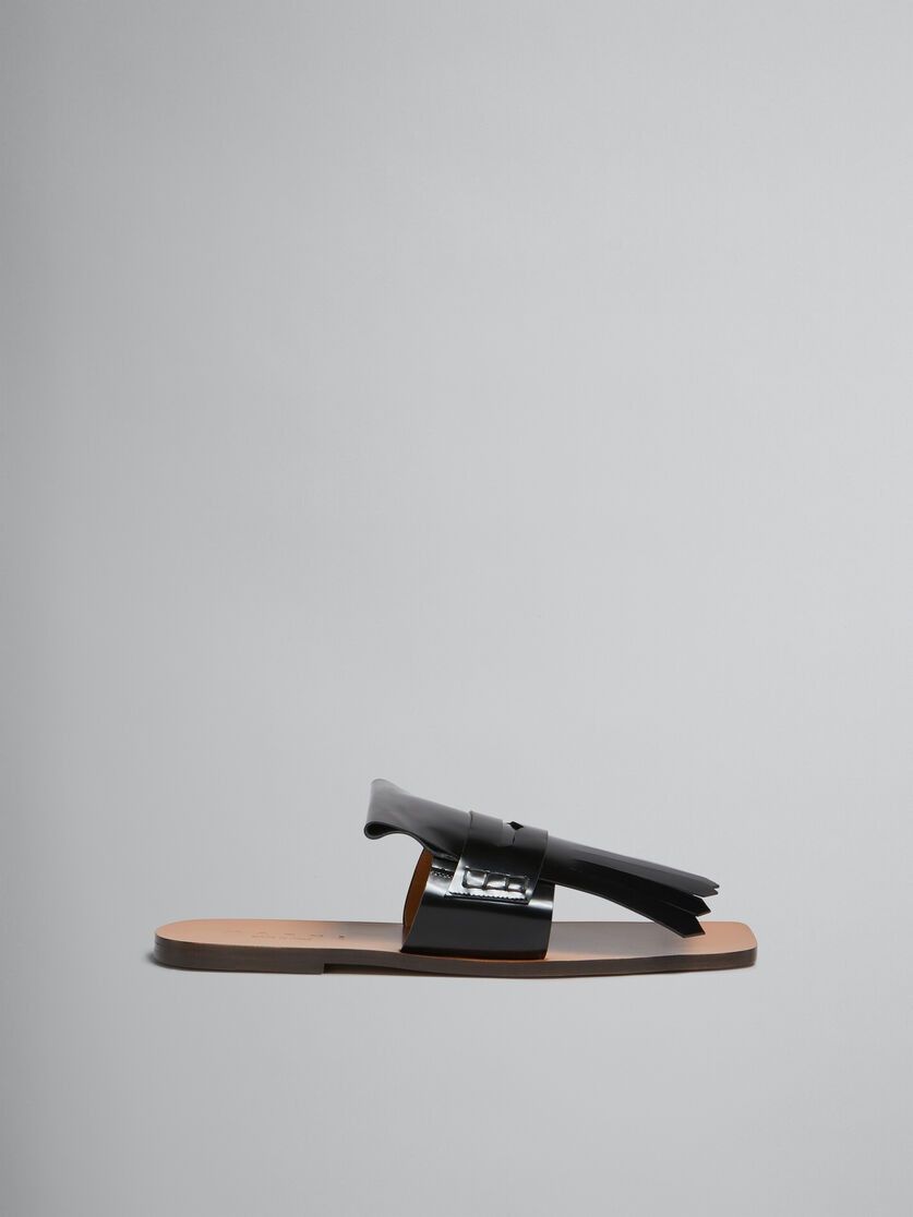 Marni oc11z0525 Leather Bambi Sandal in Black Size US 6 / IT 36 - 3 Thumbnail