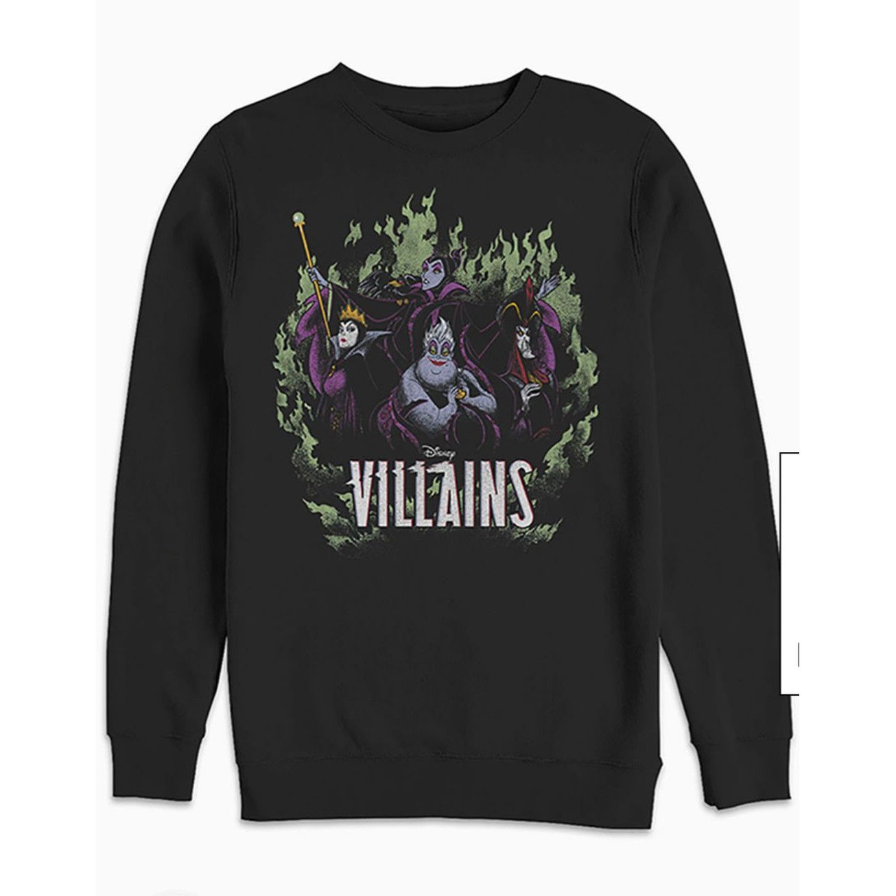 Disney Disney Villains Black Sweatshirt L/G Halloween Ursula Malefi Size L / US 10 / IT 46 - 1 Thumbnail