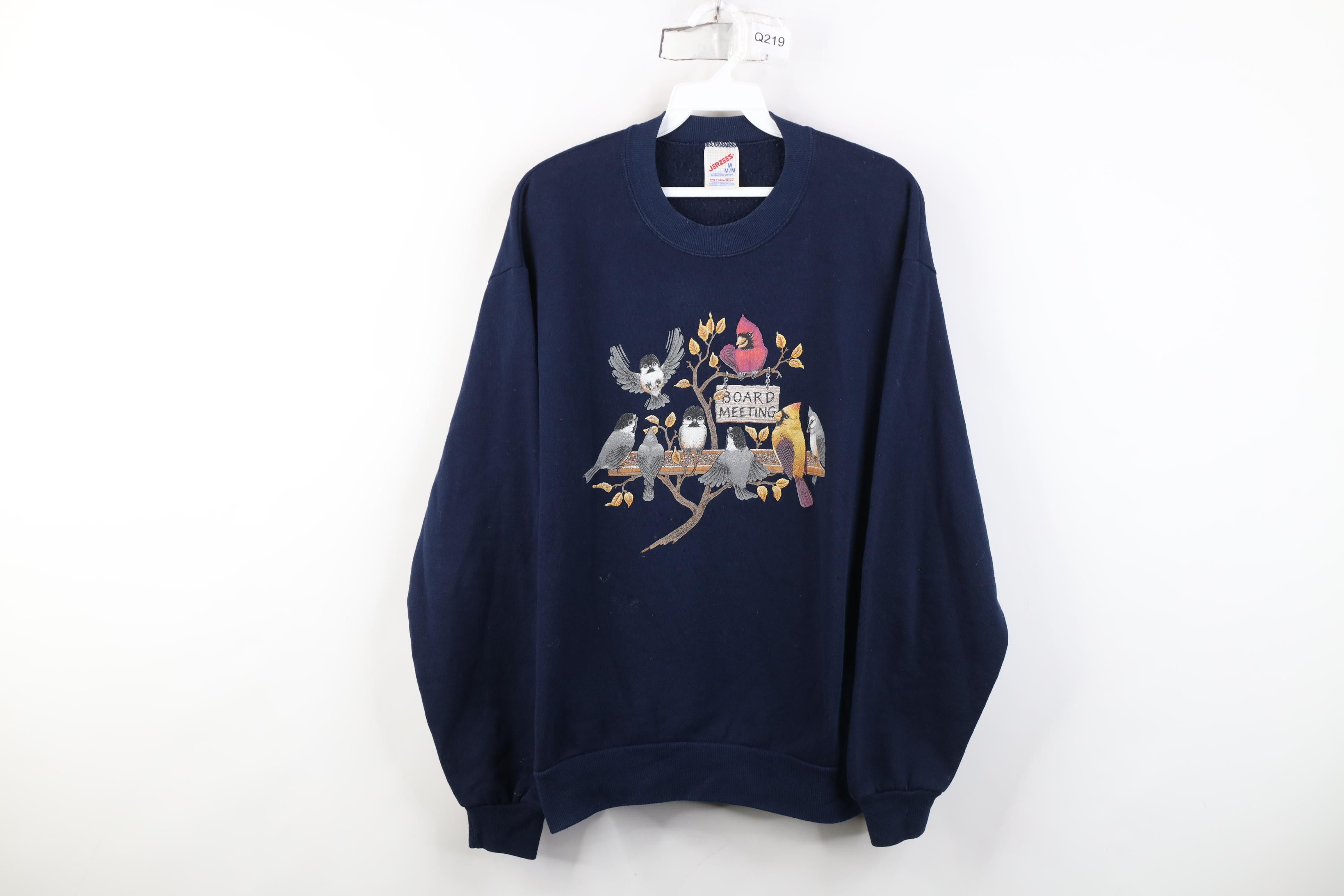 Vintage Vintage 90s Streetwear Nature Bird Crewneck Sweatshirt USA Size M / US 6-8 / IT 42-44 - 1 Thumbnail