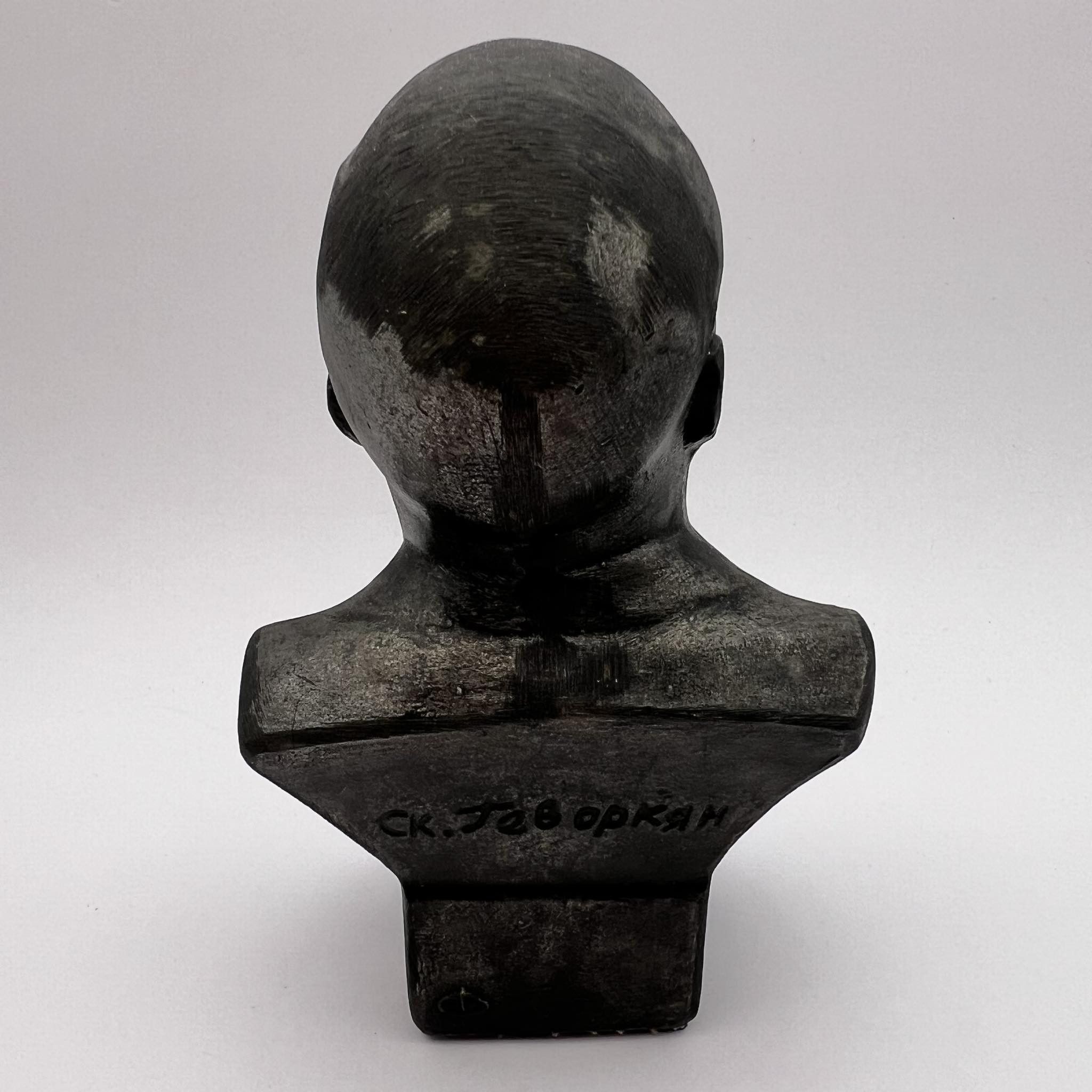 Vintage VINTAGE Cast Metal Lenin Bust FigureRussian Communist Leader Size ONE SIZE - 2 Thumbnail
