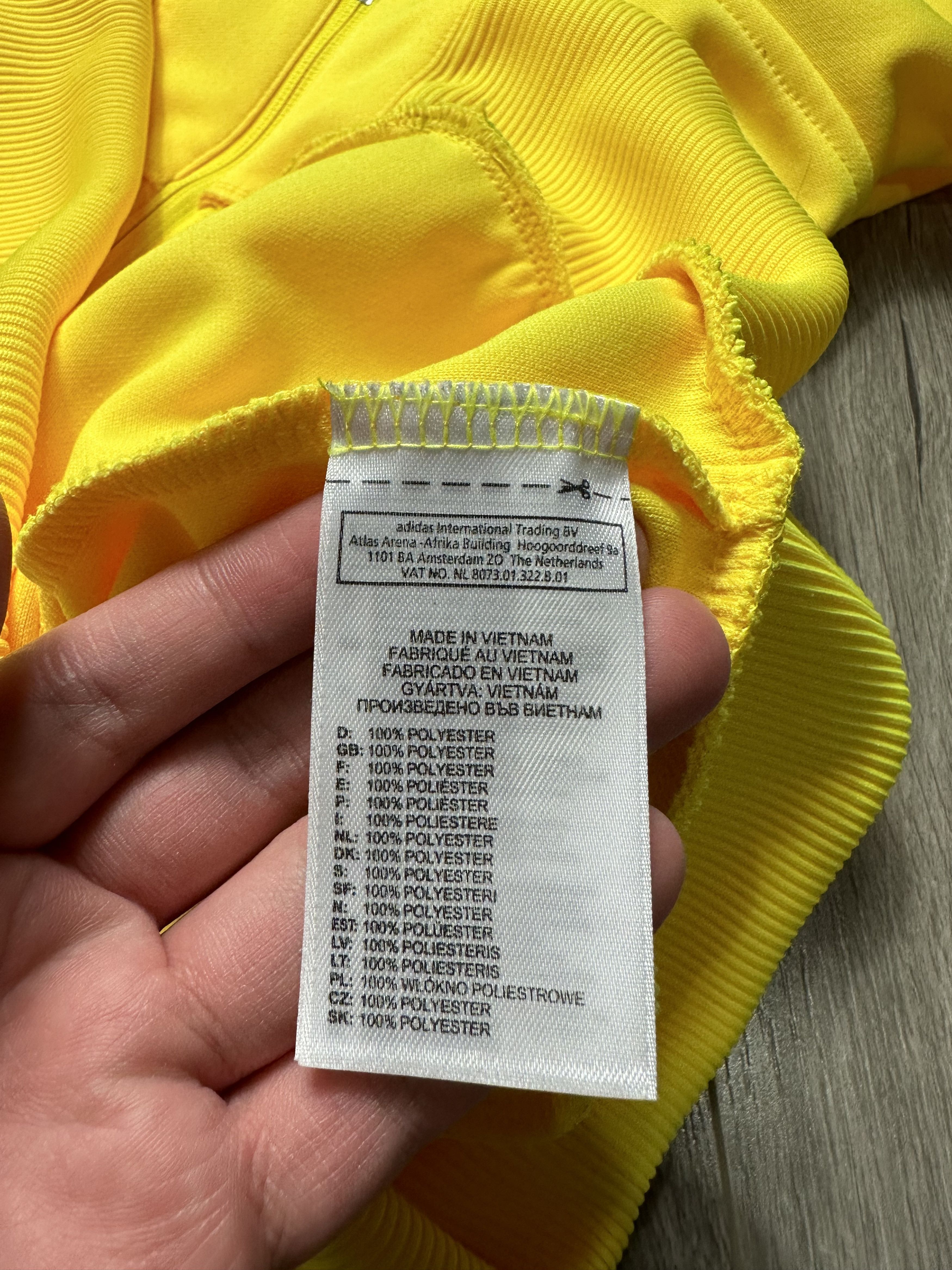 Adidas Adidas Brazil National Team 2010 World Cup Warm Up Jacket Size US L / EU 52-54 / 3 - 8 Thumbnail