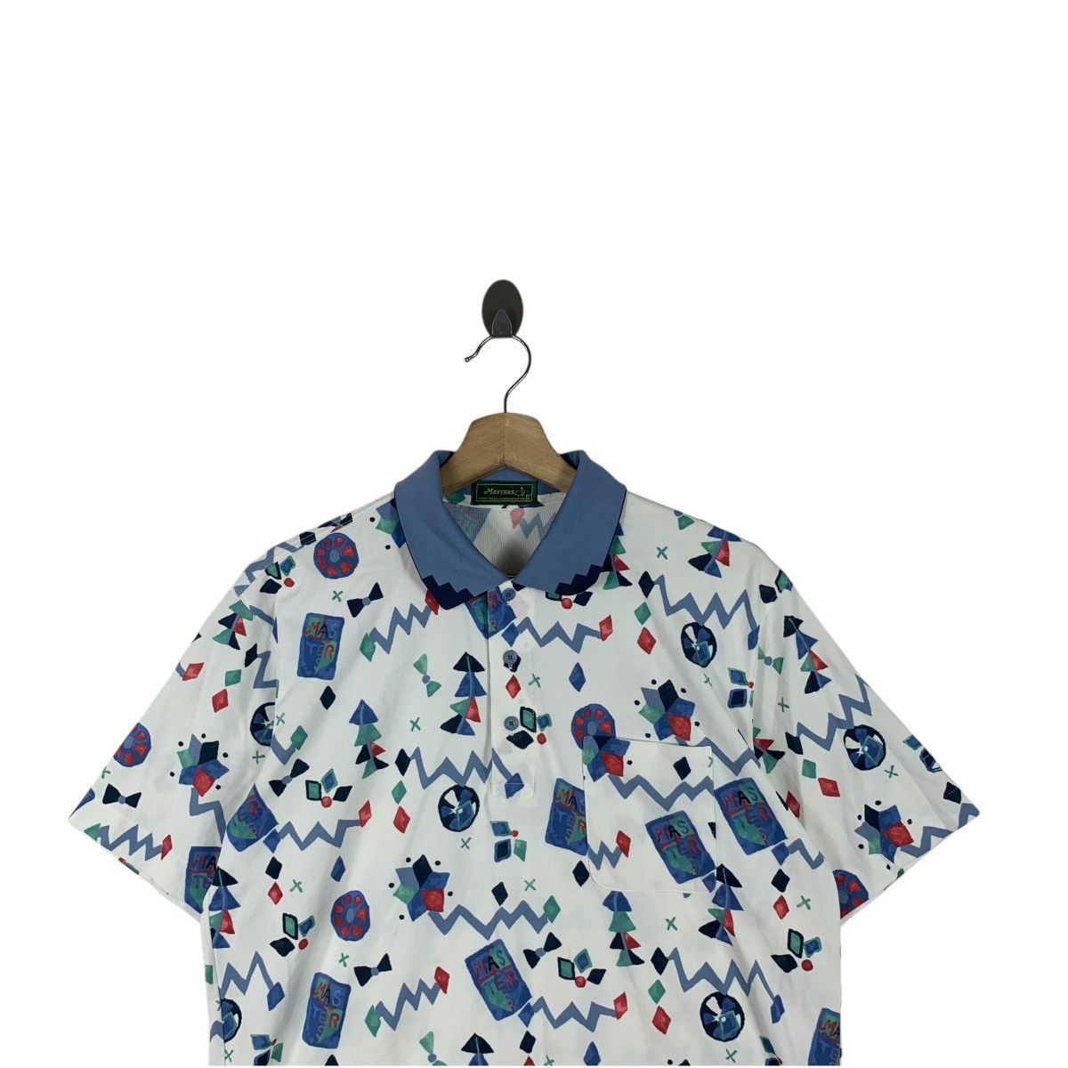 Vintage Vintage GOLF MASTERS AUGUSTA Collection Polo Tee Shirt Top Size US L / EU 52-54 / 3 - 2 Thumbnail