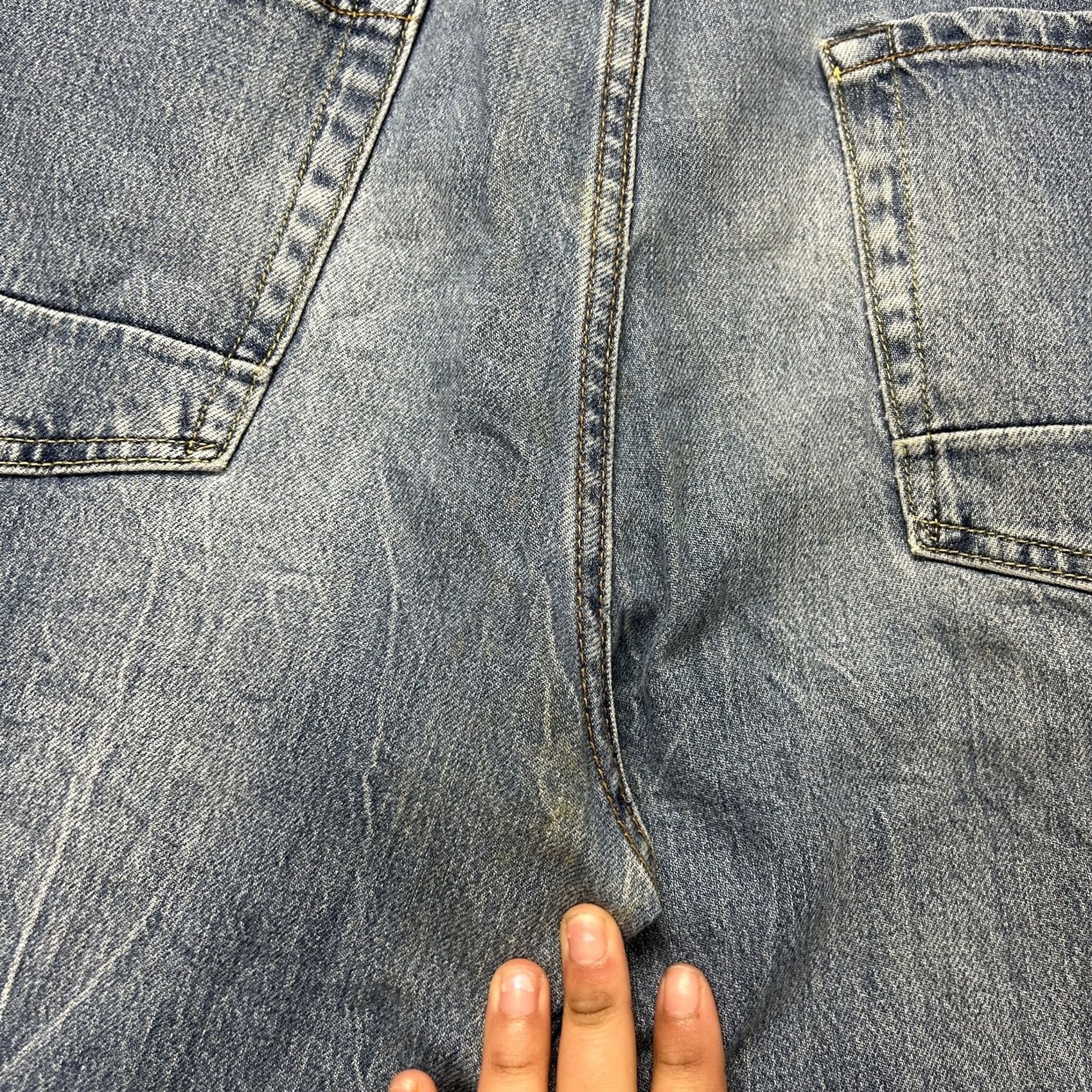 Nautica Nautica Vintage Straight Fit Jeans Mens Medium Wash Blue Denim 38x32 Regular Inseam 32 Pants Pocketed Size US 38 / EU 54 - 3 Thumbnail