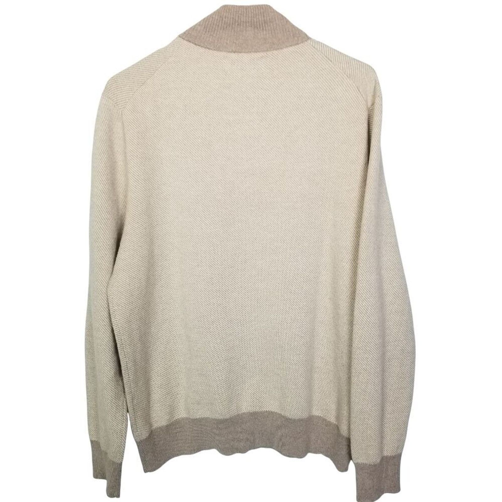 Bonobos Bonobos Mens Cotton Cashmere Sweater Neutral Minimalist Size US M / EU 48-50 / 2 - 8 Thumbnail
