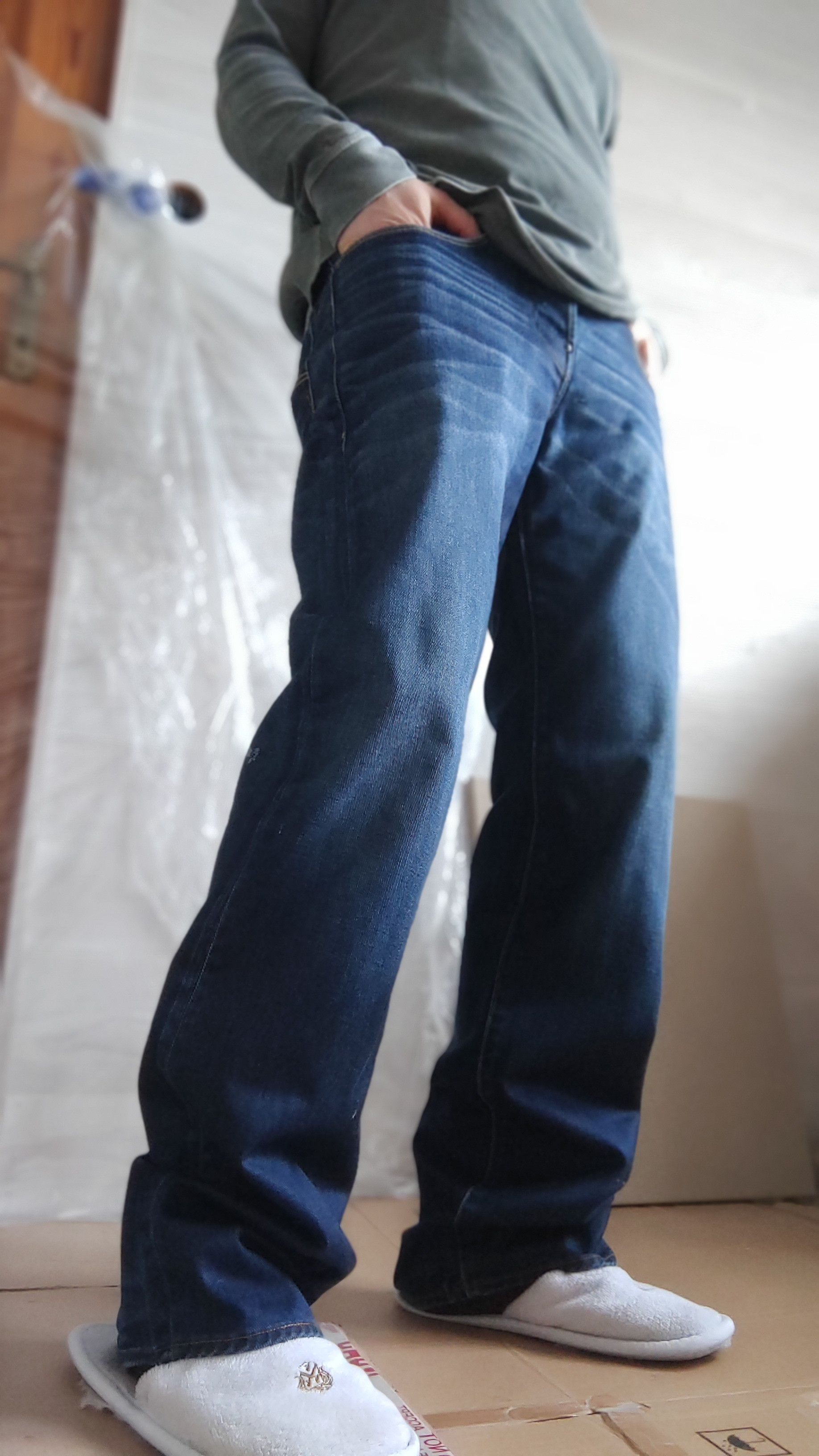 G-Star Flared Raw Denim Stacked Pants Skinny Baggy Alt Neo Goth 31 Size US 31 - 13 Thumbnail