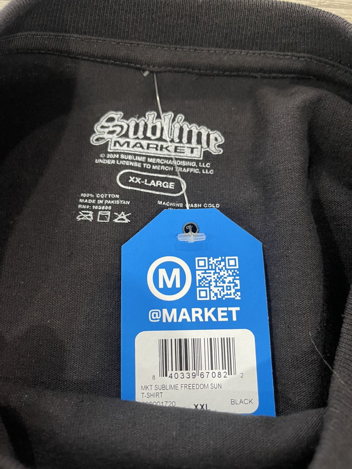 Designer × Market 💥 MARKET Sublime Freedom Sun Shirt Black XXL 2XL 💥 Size US XXL / EU 58 / 5 - 6 Thumbnail