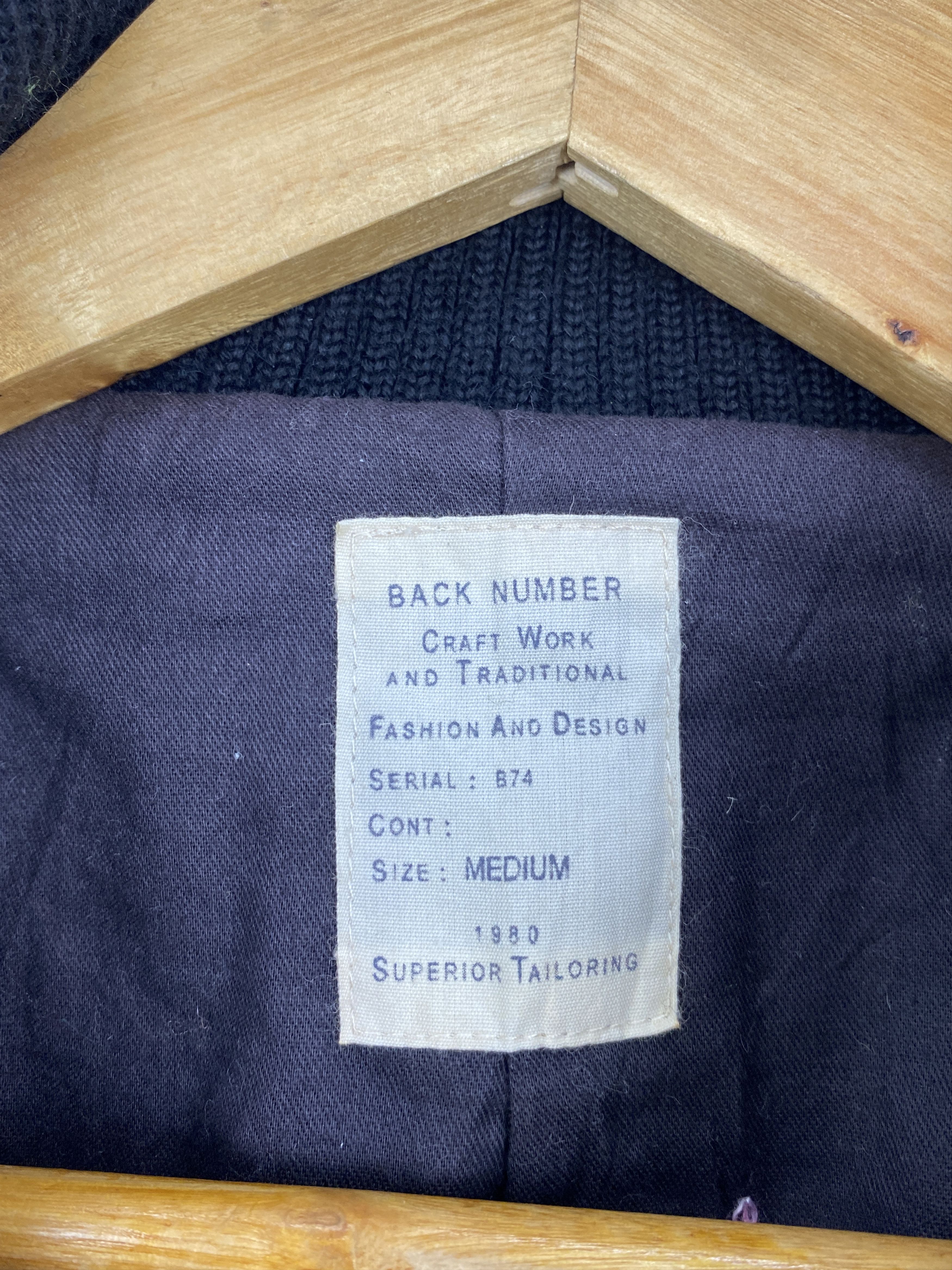 Japanese Brand Vintage Back Number Japanese Brand Plaid Jacket JA0057 Size US M / EU 48-50 / 2 - 5 Thumbnail