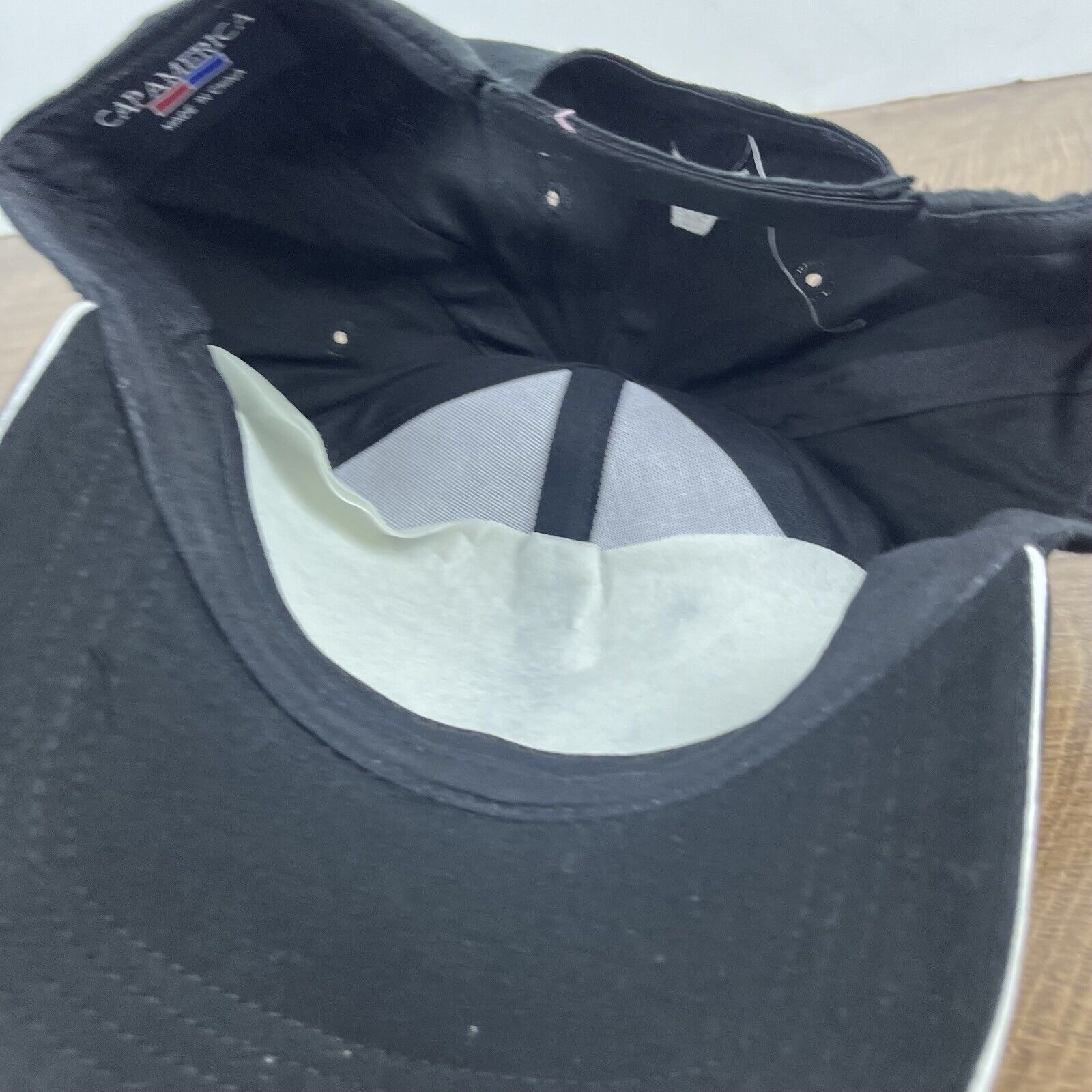 Other A Baseball Hat Black Cap Hat Adjustable Hat Black Adult Hat Size ONE SIZE - 15 Thumbnail