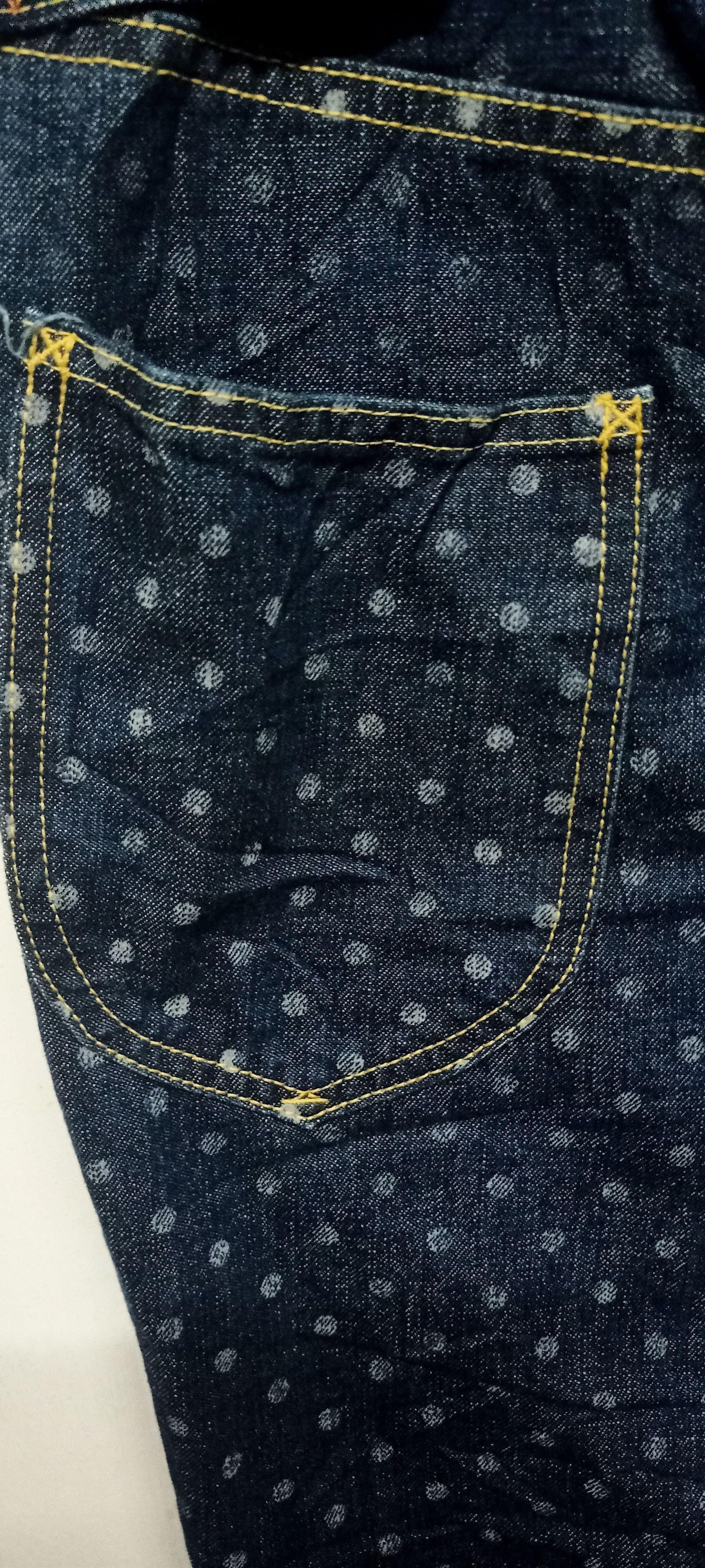 Kapital Kapital Denim Polcadot Size 29" - 6 Thumbnail