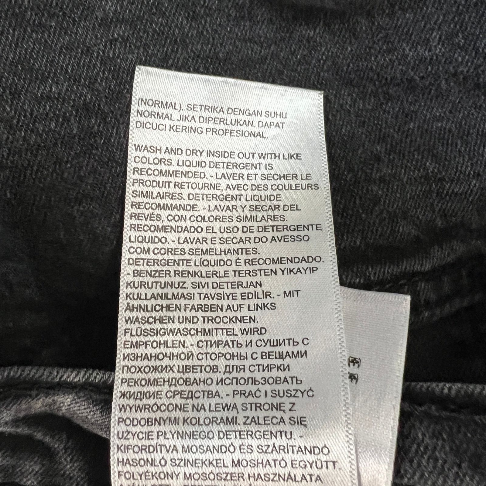 Levi's Levi’s 511 Slim Fit Jeans Black Denim Stretch Men’s 31x30 Size US 31 - 12 Thumbnail