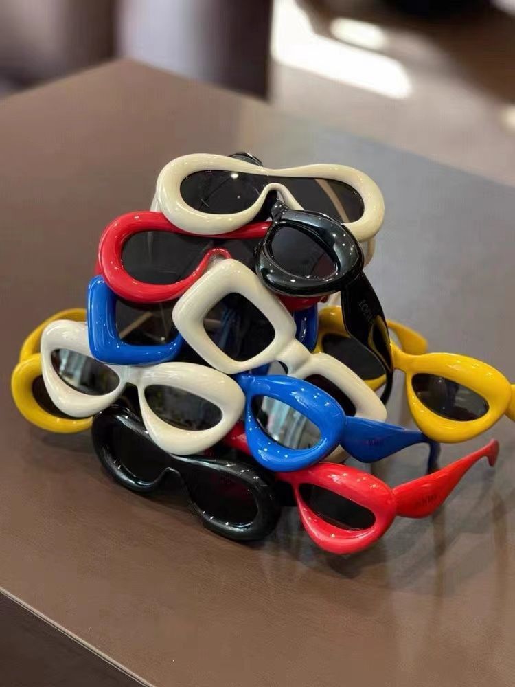 VIBE Street ins style custom avant-garde sunglasses Size ONE SIZE - 6 Thumbnail