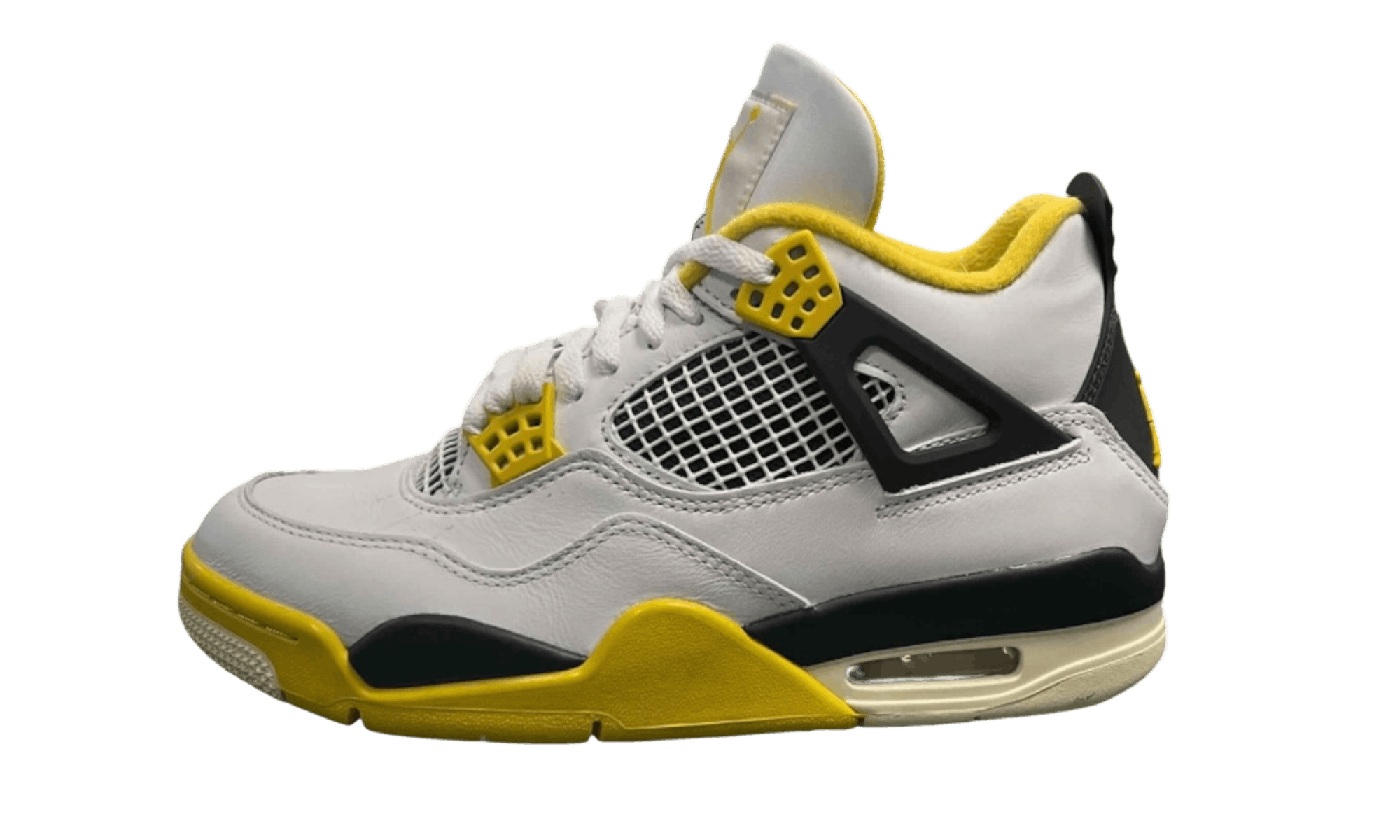 Jordan Brand Air Jordan 4 Retro "Vivid Sulfur" (Womens) (Preowned) Size US 7 / EU 40 - 1 Thumbnail
