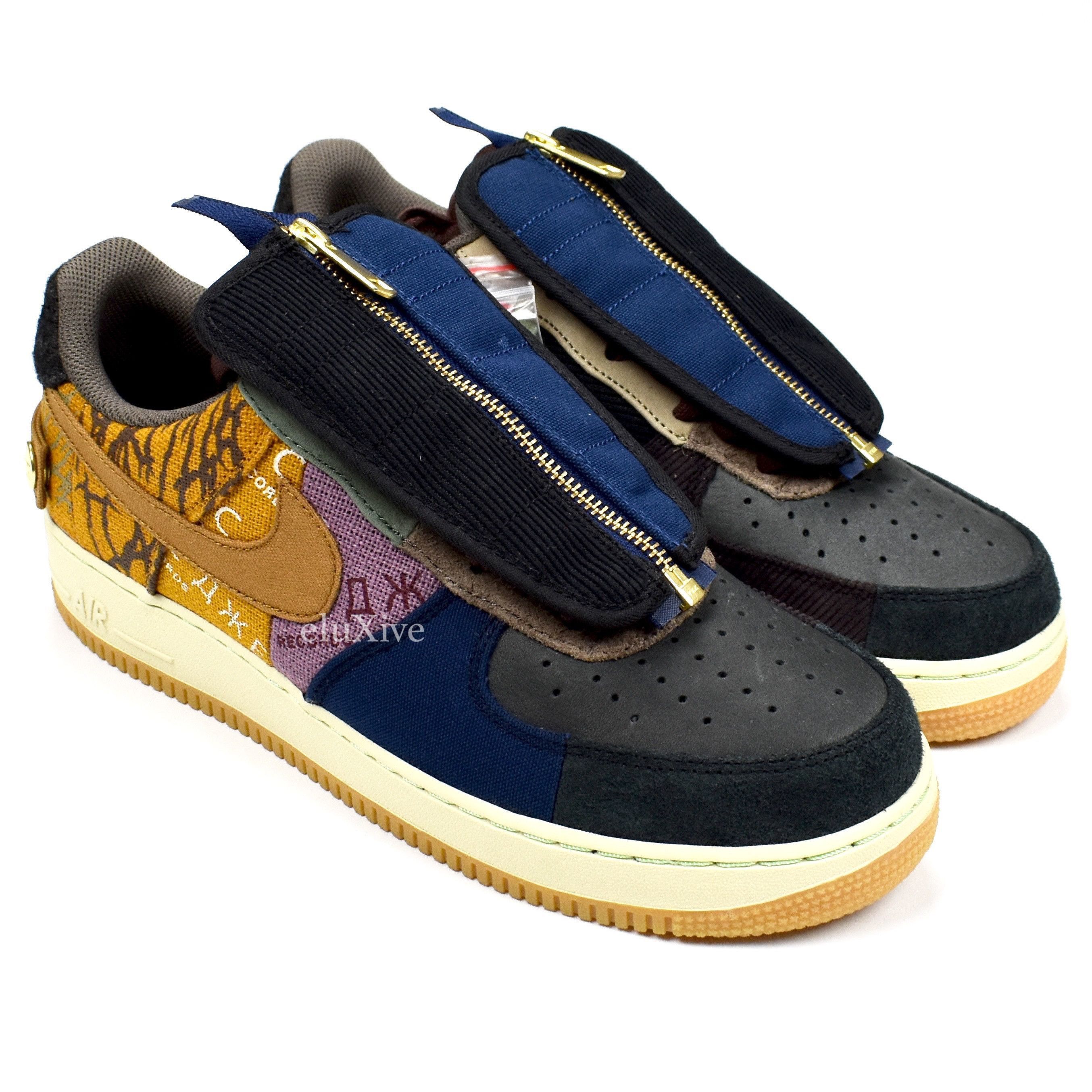 Nike × Travis Scott Nike Air Force 1 Low Cactus Jack Patchwork DS Size US 9.5 / EU 42-43 - 1 Preview