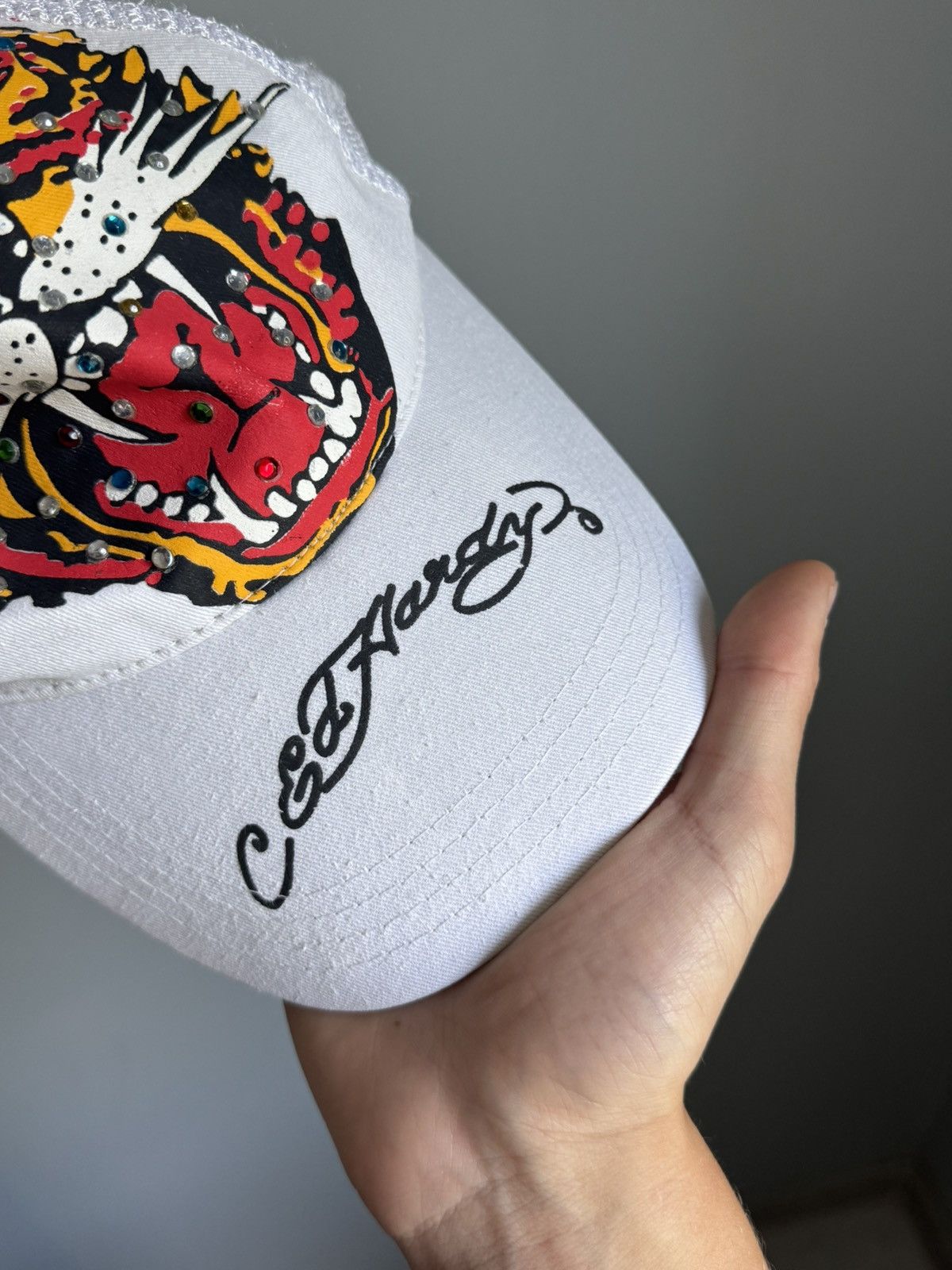 Ed Hardy Ed Hardy Y2K Tiger Logo Cap Size ONE SIZE - 5 Thumbnail