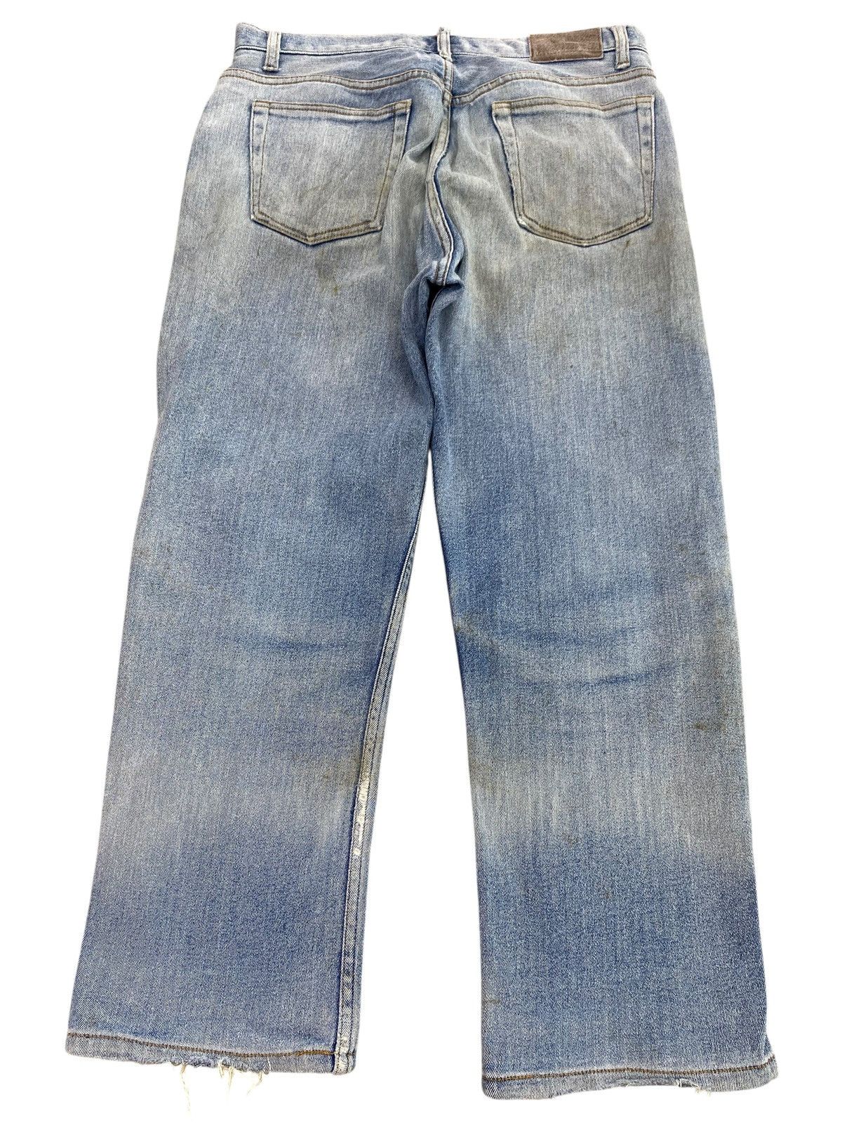 Japanese Brand Vintage Japanese Brand Patchwork Style Baggy Jeans Size US 33 - 3 Thumbnail