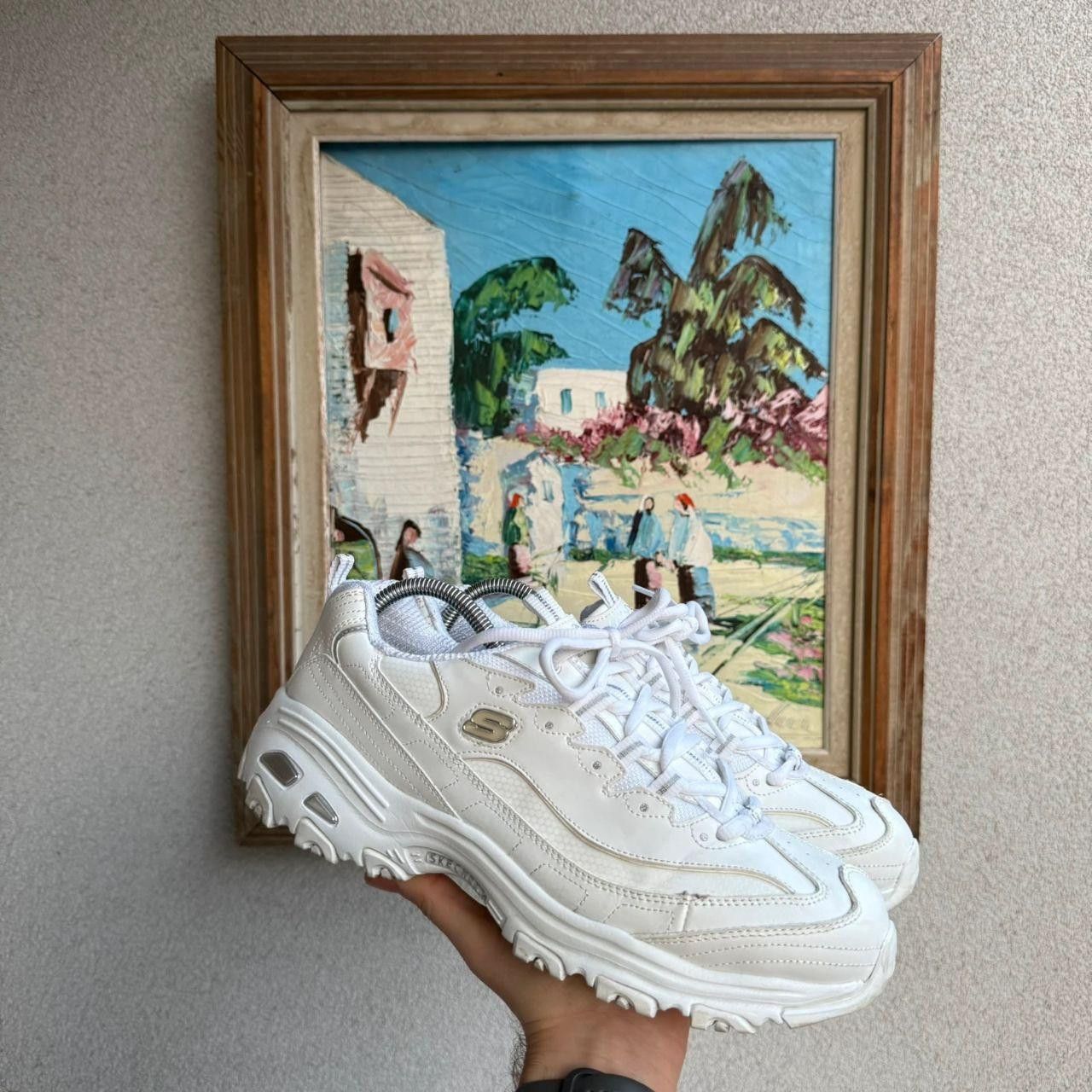 SKECHERS Skechers White Sneakers Outdoor Gorpcore Retro Size US 9.5 / EU 42-43 - 1 Thumbnail