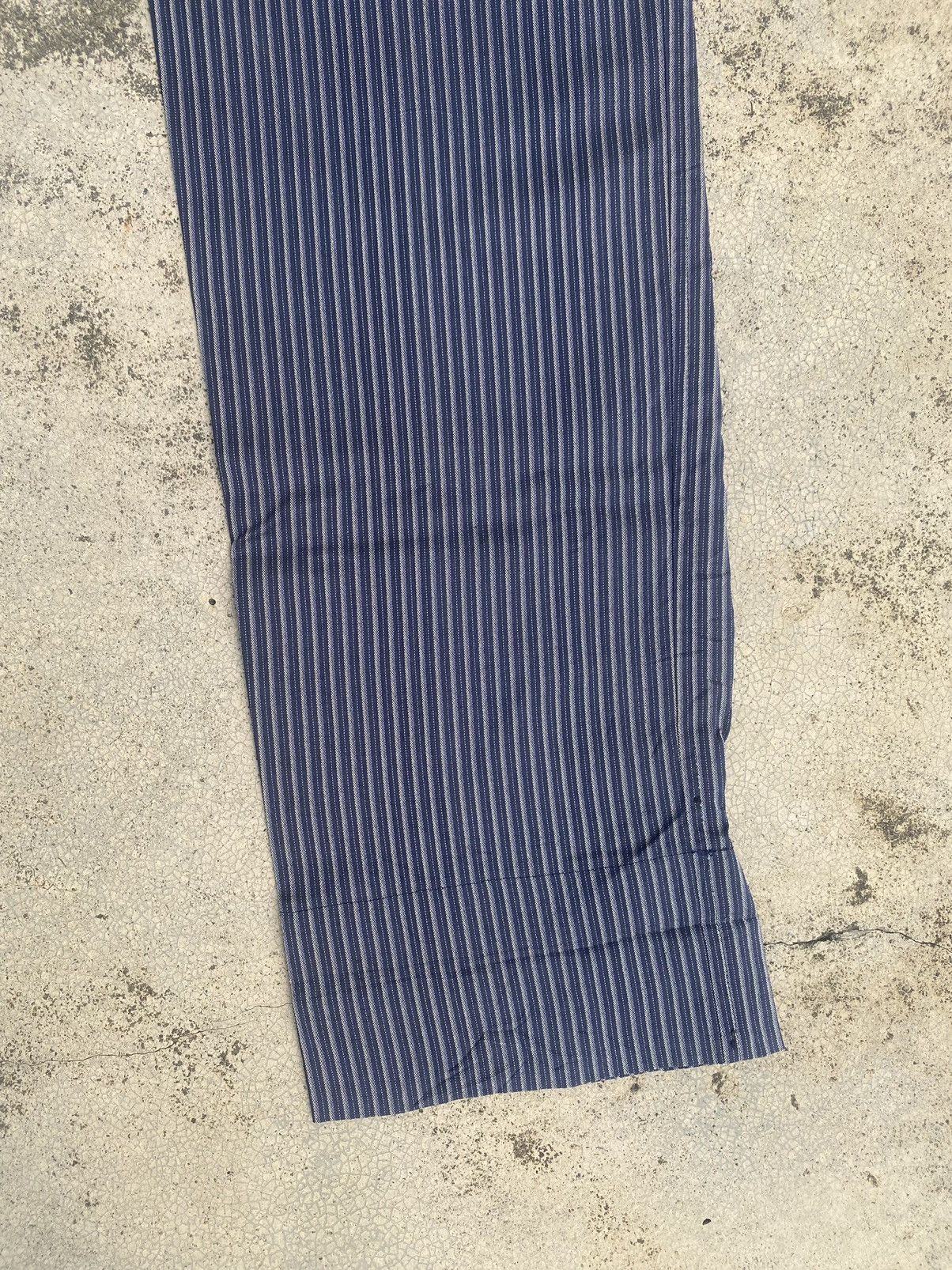 Japanese Brand × Yohji Yamamoto YohjiYamamoto Casual Pants Blue Stripes Size US 28 / EU 44 - 14 Thumbnail