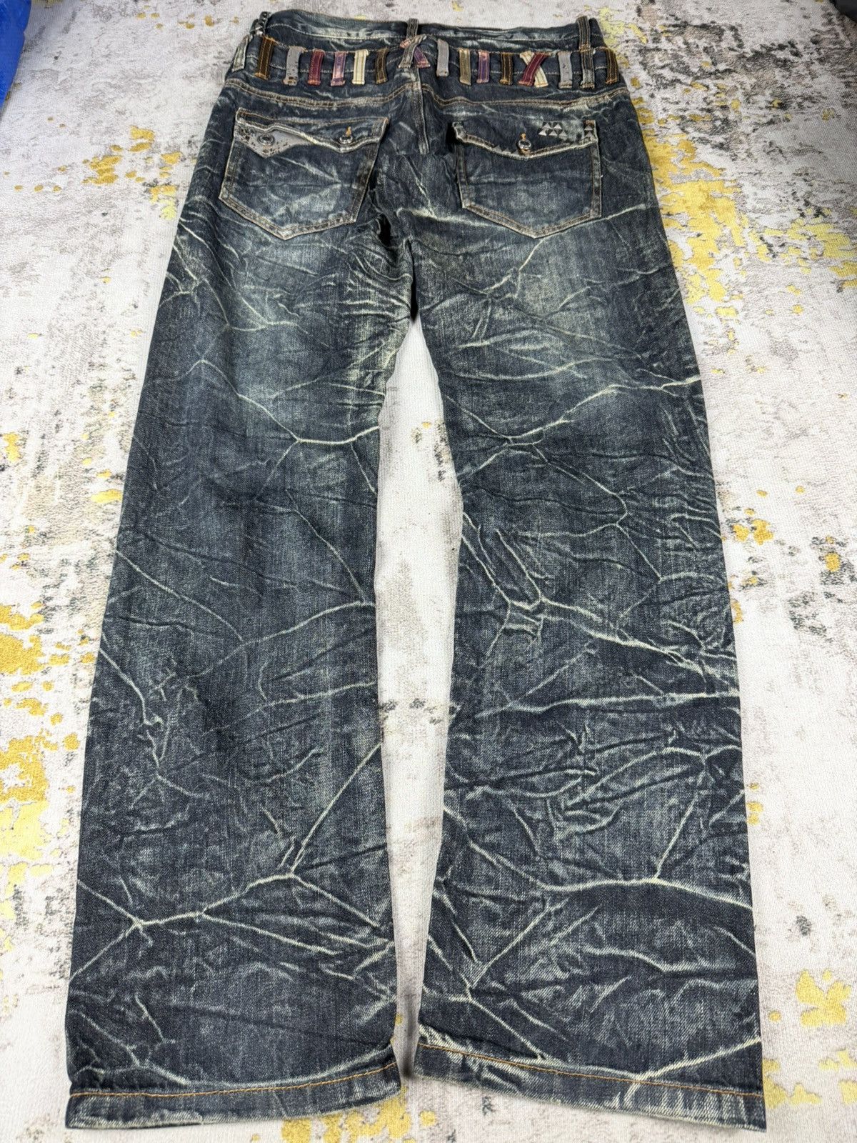 If Six Was Nine Y2k Vintage Nylause Studded Clawmark Jeans Size US 32 / EU 48 - 1 Thumbnail