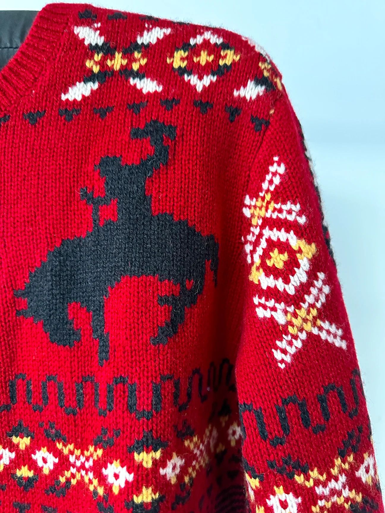 Polo Ralph Lauren Polo Ralph Lauren Western Red Tartan Fair Isle Wool Jumper Size S / US 4 / IT 40 - 3 Thumbnail