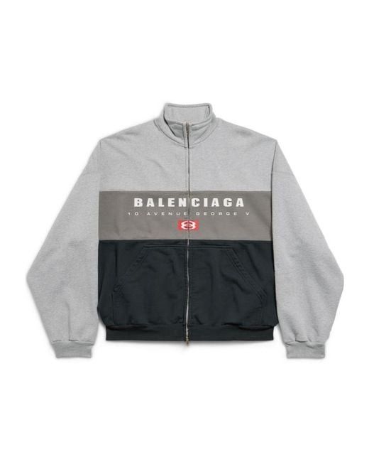 Balenciaga Balenciaga Unity Sport Zip-Up Jacket in Gray Size US XXL / EU 58 / 5 - 1 Thumbnail