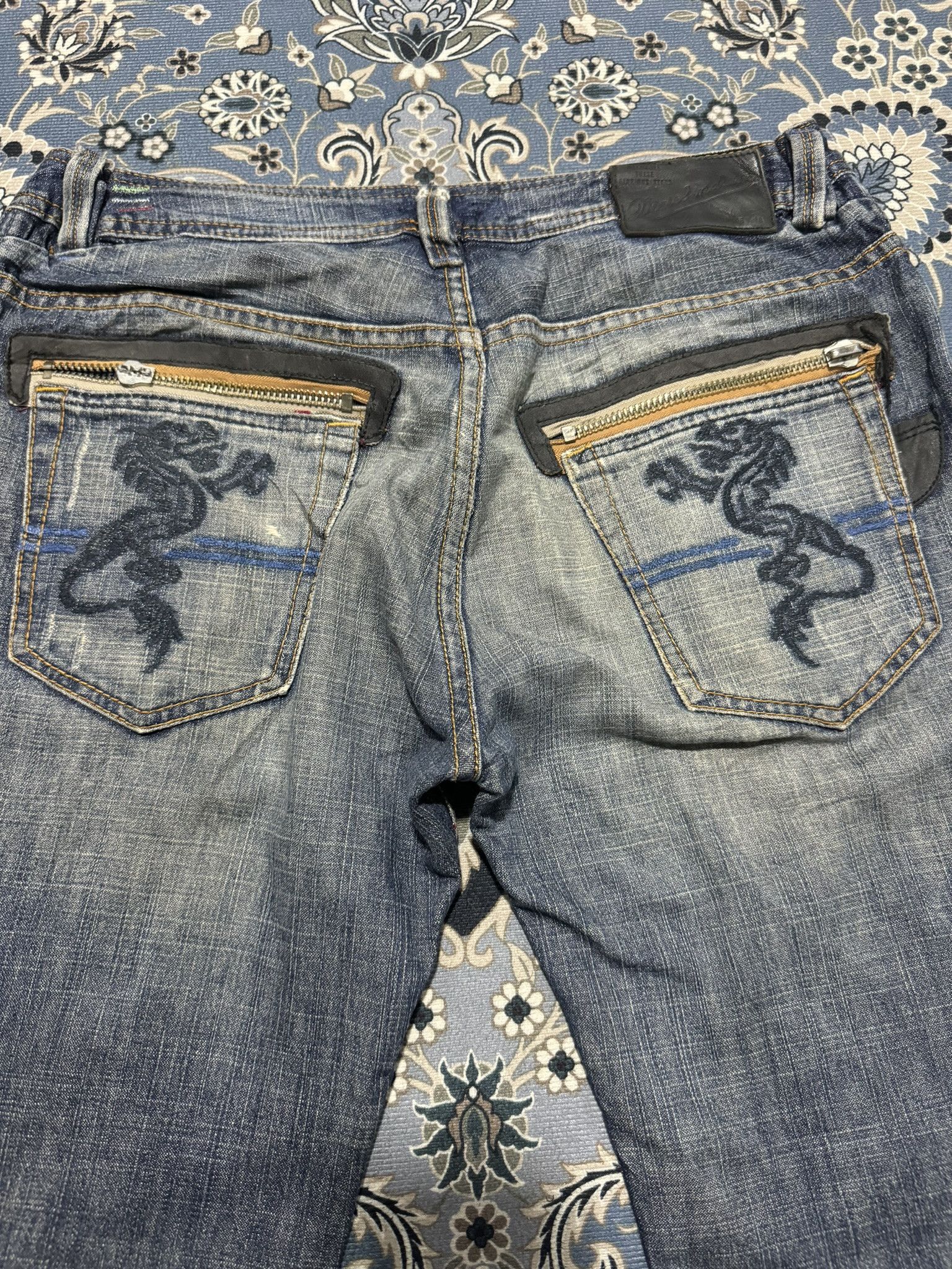Diesel × Vintage Vintage Diesel Industry Model Slammer Distressed Jeans Size US 32 / EU 48 - 3 Thumbnail