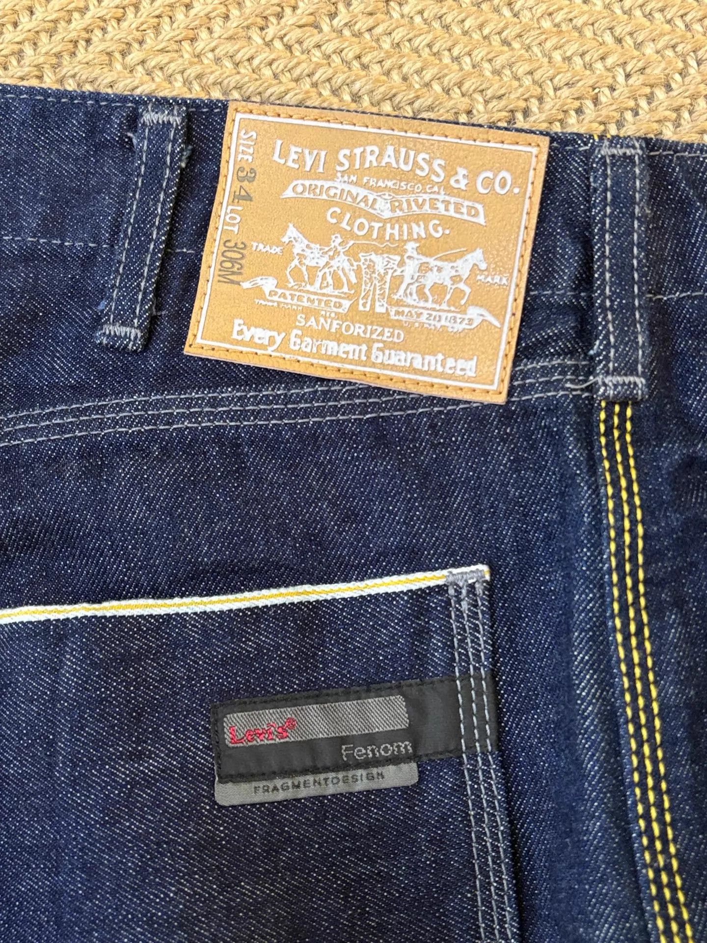 Levi's Levi's Fenom Work Raw Denim Jeans W34 New Rare Size US 34 / EU 50 - 8 Thumbnail