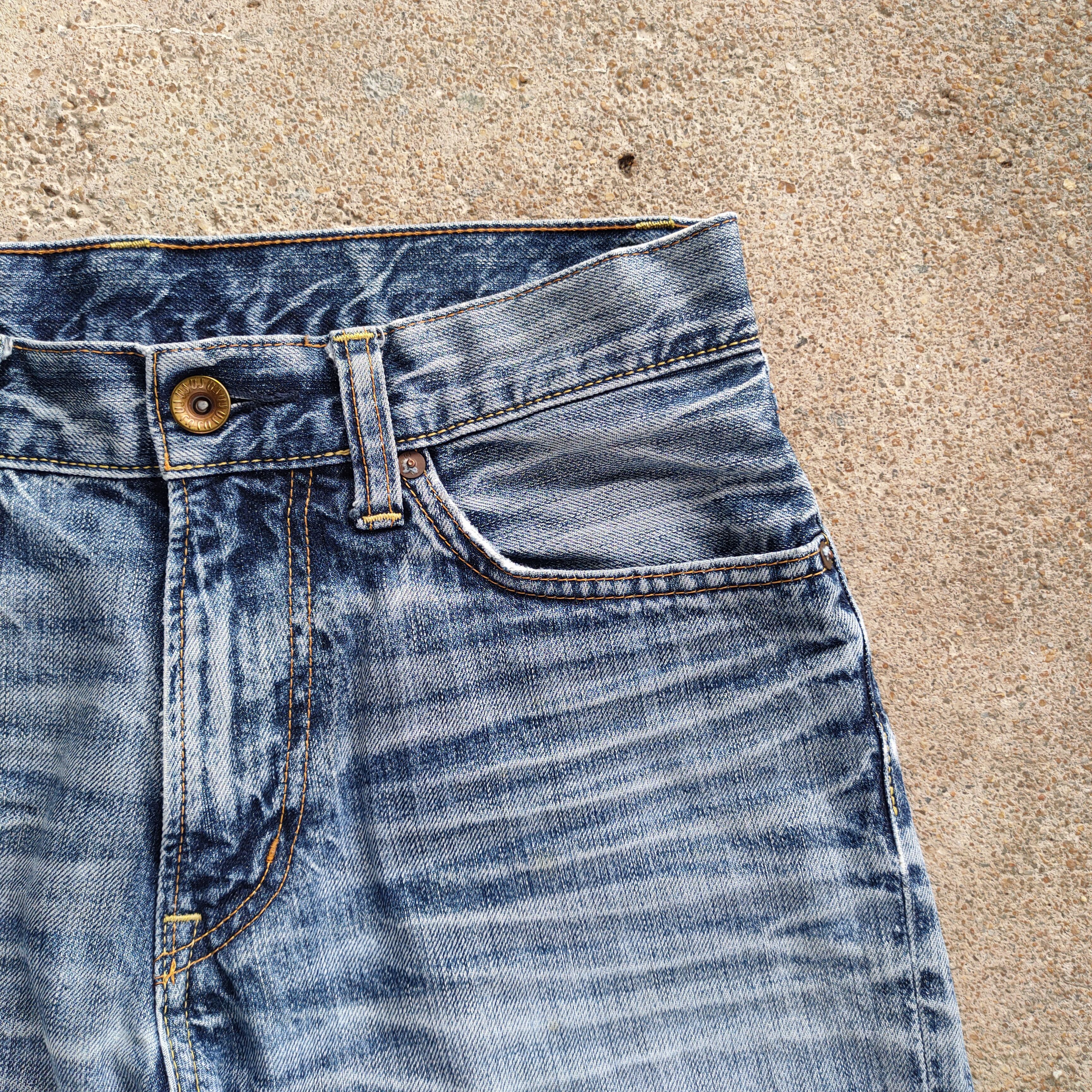 Jean W32 VINTAGE JAPANESE FADED DISTRESSED DENIM JEANS PANTS Size US 32 / EU 48 - 7 Thumbnail