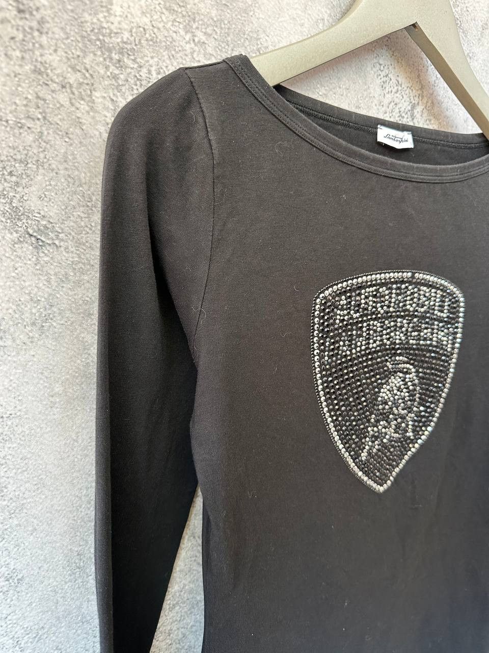 Lamborghini Lamborghini Automobili Long Sleeve Top Italy Rhinestone Logo Size S / US 4 / IT 40 - 4 Thumbnail