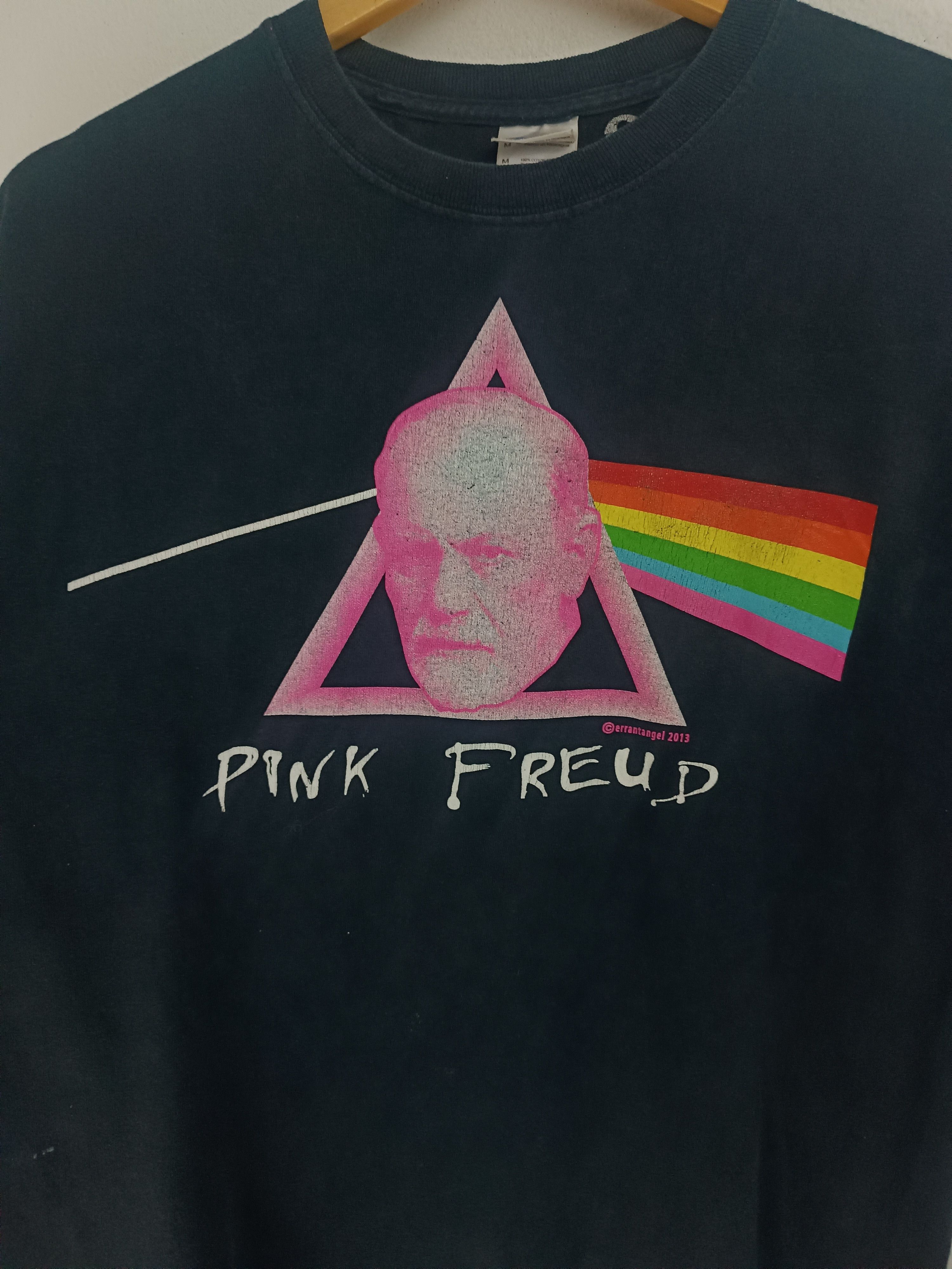 Band Tees VINTAGE 2013 PINK FREUD PINK FLOYD PARODY WALT WHITMAN Size US M / EU 48-50 / 2 - 11 Thumbnail