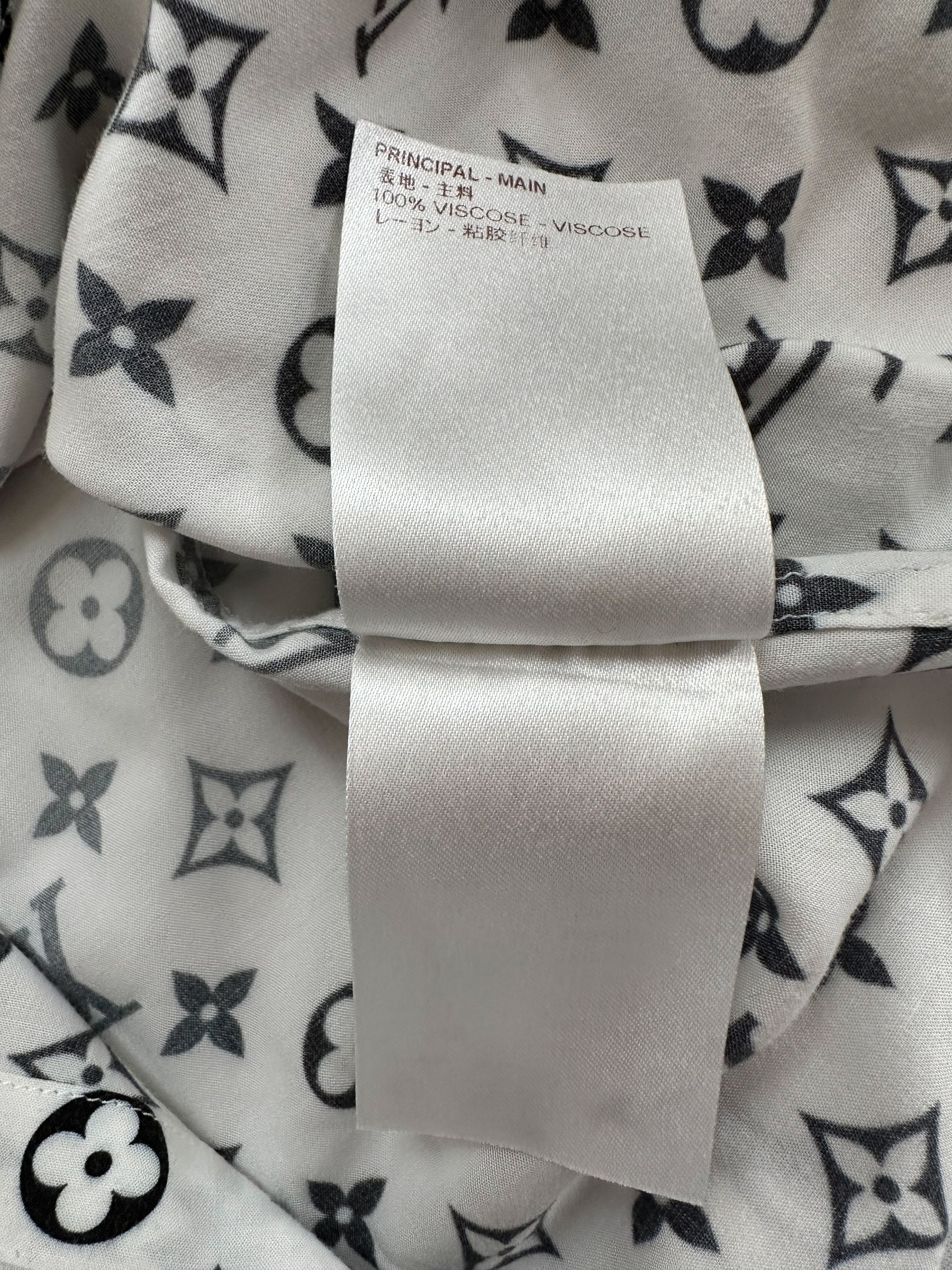 Fragment Design × Louis Vuitton Louis Vuitton Fragment White & Black Button Up Shirt Size US S / EU 44-46 / 1 - 5 Thumbnail